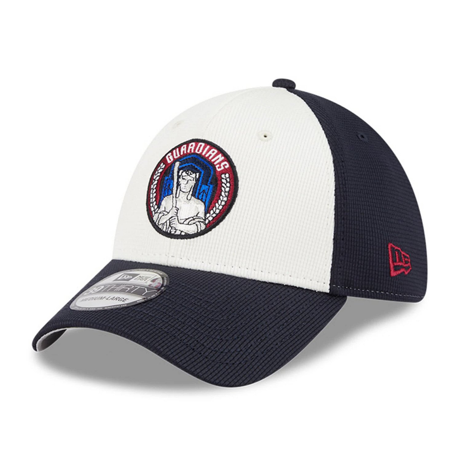 New Era White Cleveland Guardians City Connect Batting Practice 39THIRTY Flex Hat - view number 1