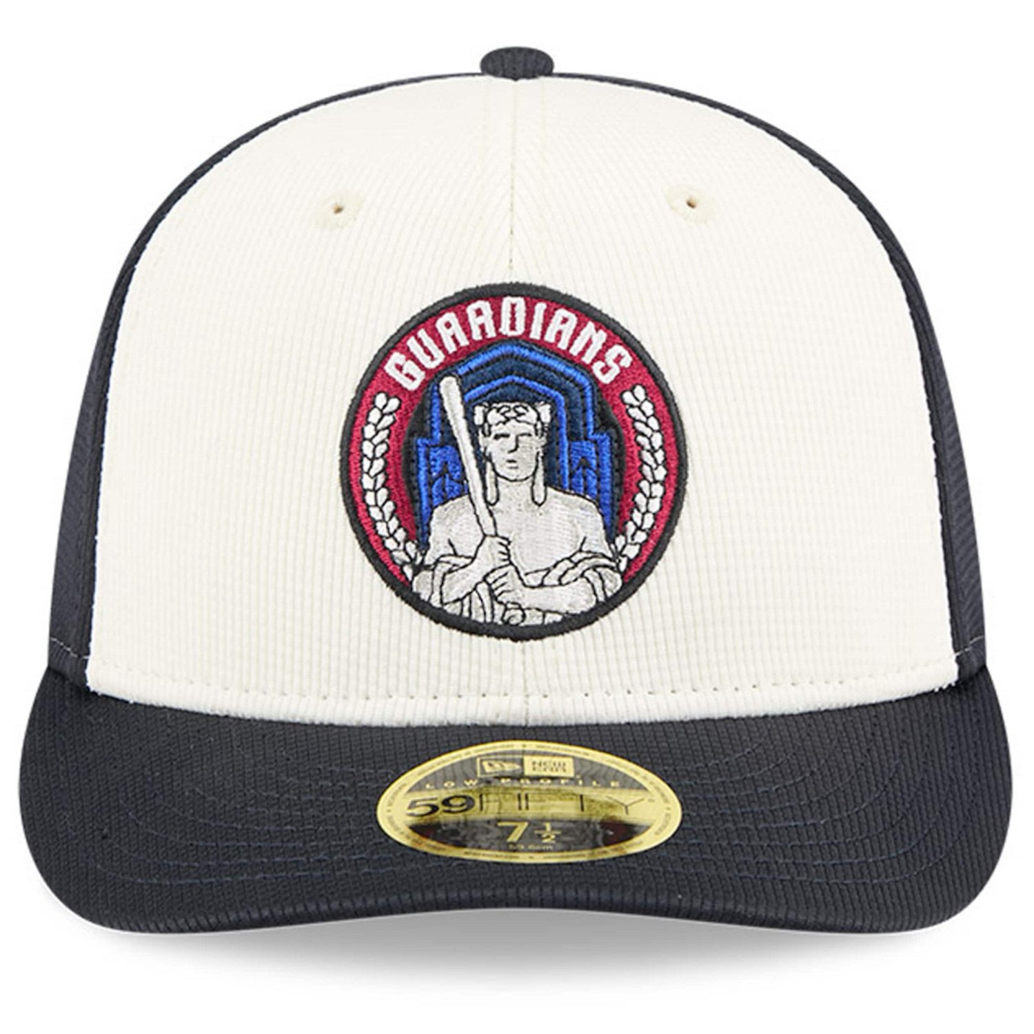 New Era White Cleveland Guardians City Connect Batting Practice Low Profile 59FIFTY Fitted Hat - view number 2