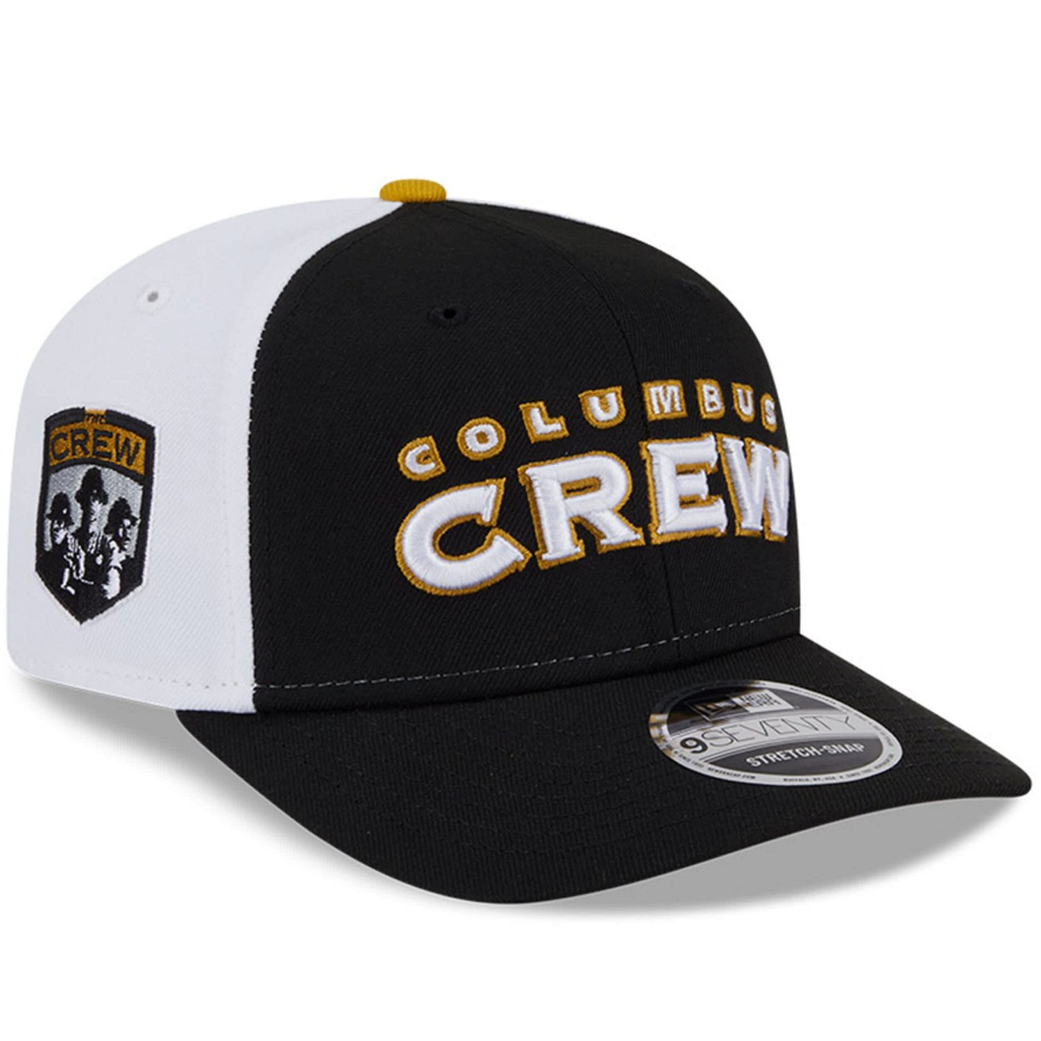 New Era White Columbus Crew 2025 Third 9SEVENTY Stretch-Snap Hat - view number 3