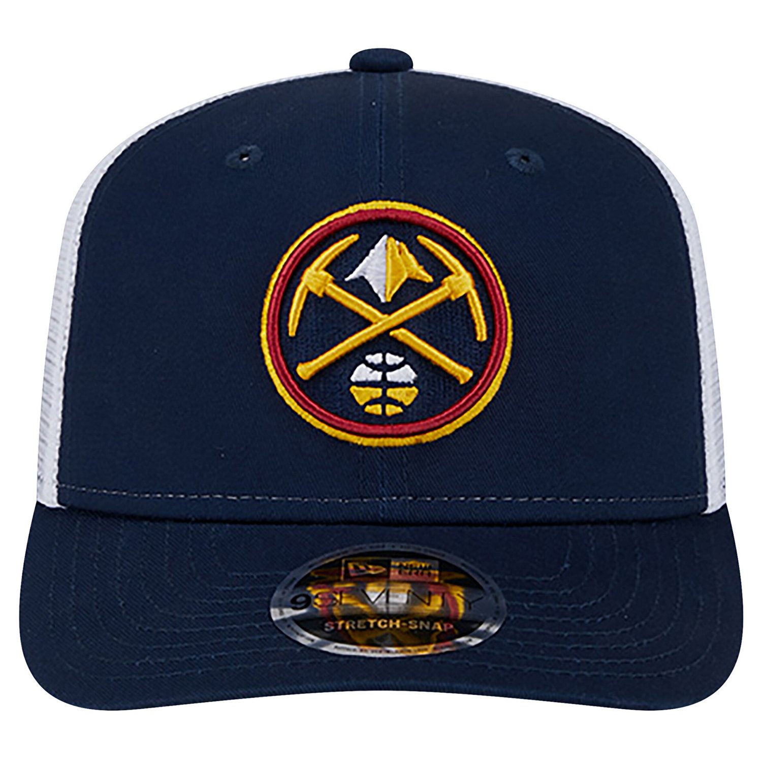 New Era White Denver Nuggets Trucker 9SEVENTY COOLERA Stretch-Snap Hat - view number 2