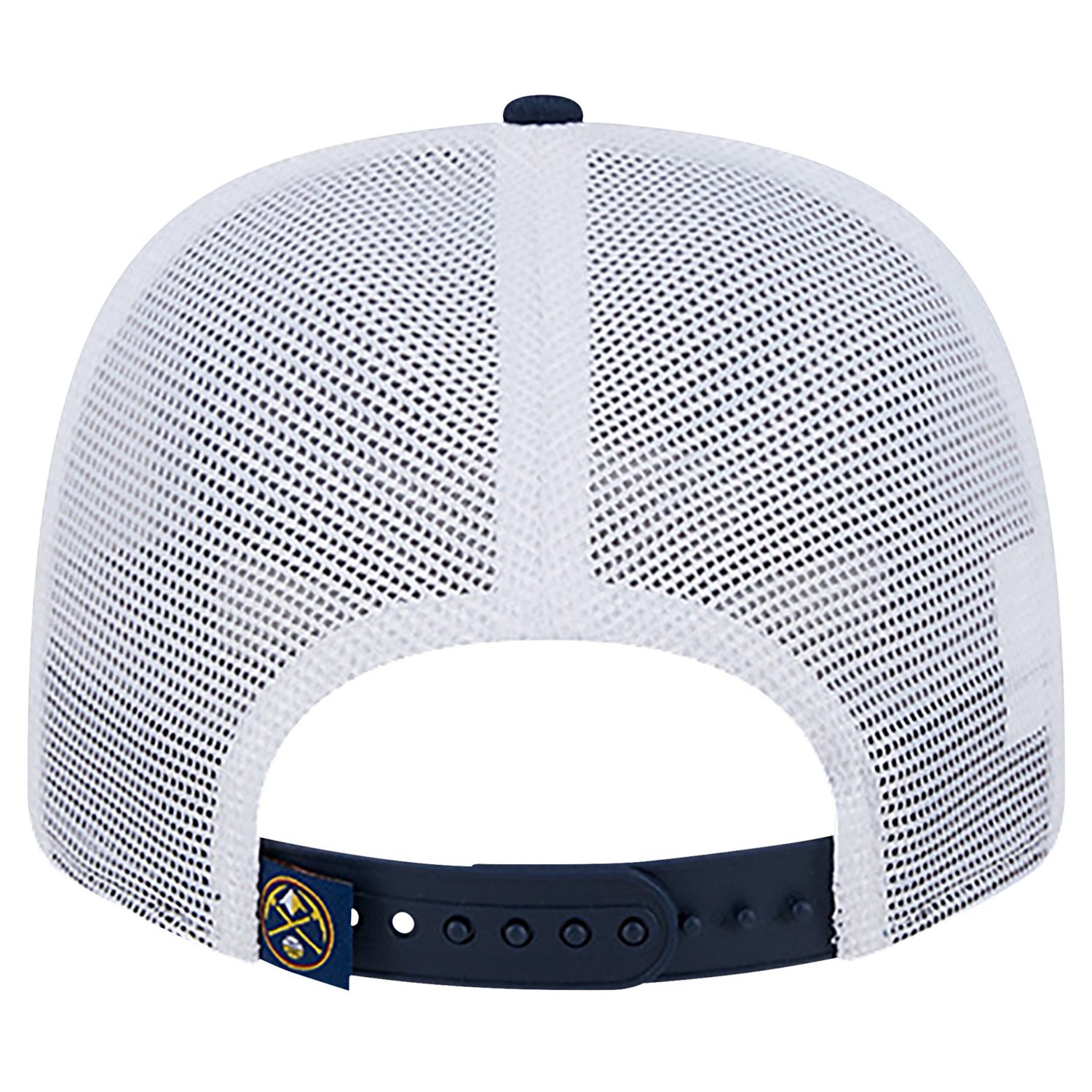 New Era White Denver Nuggets Trucker 9SEVENTY COOLERA Stretch-Snap Hat - view number 4