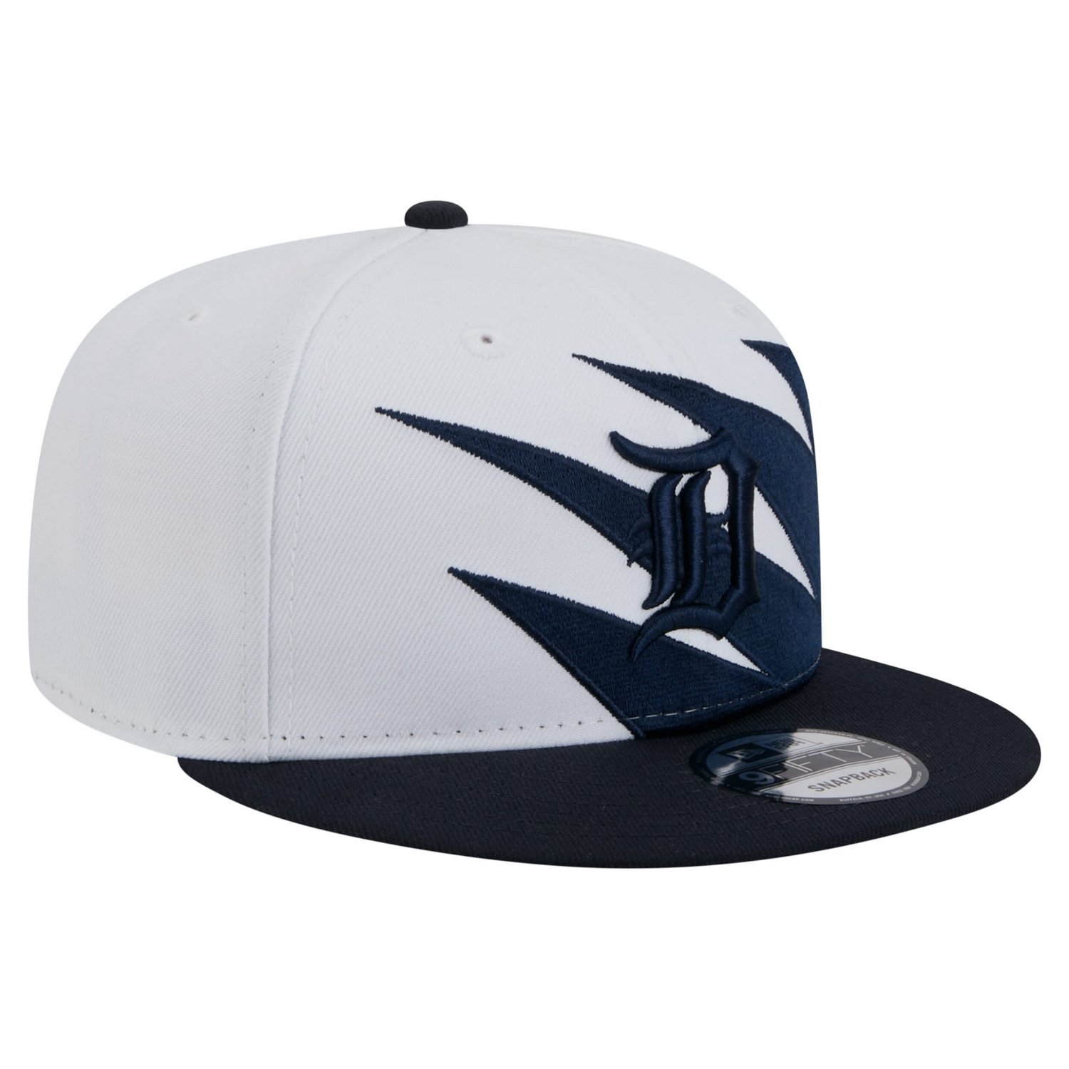 New Era White Detroit Tigers Jagged 9FIFTY Snapback Hat - view number 3