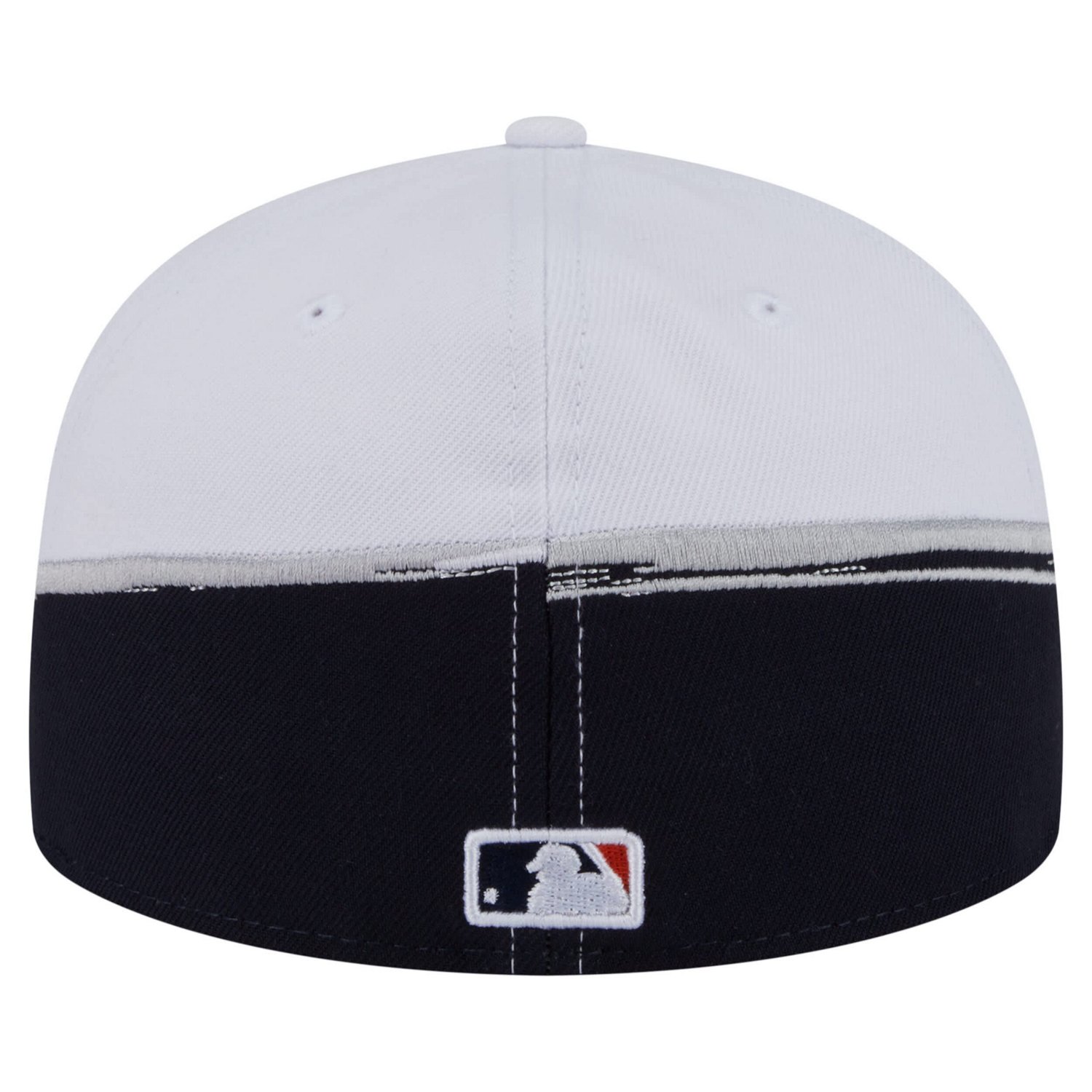 New Era White Detroit Tigers Paint Stroke 59FIFTY Fitted Hat - view number 4