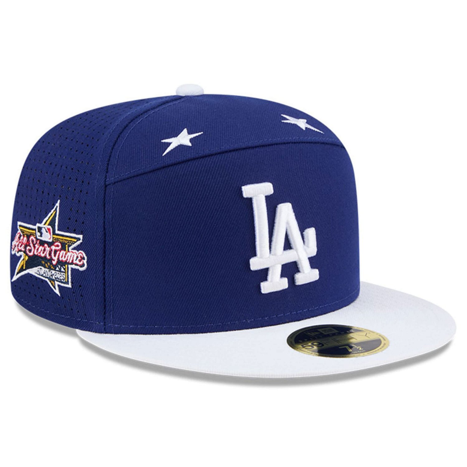 New Era White Los Angeles Dodgers 2025 MLB All-Star Game Side Patch 59FIFTY Fitted Hat