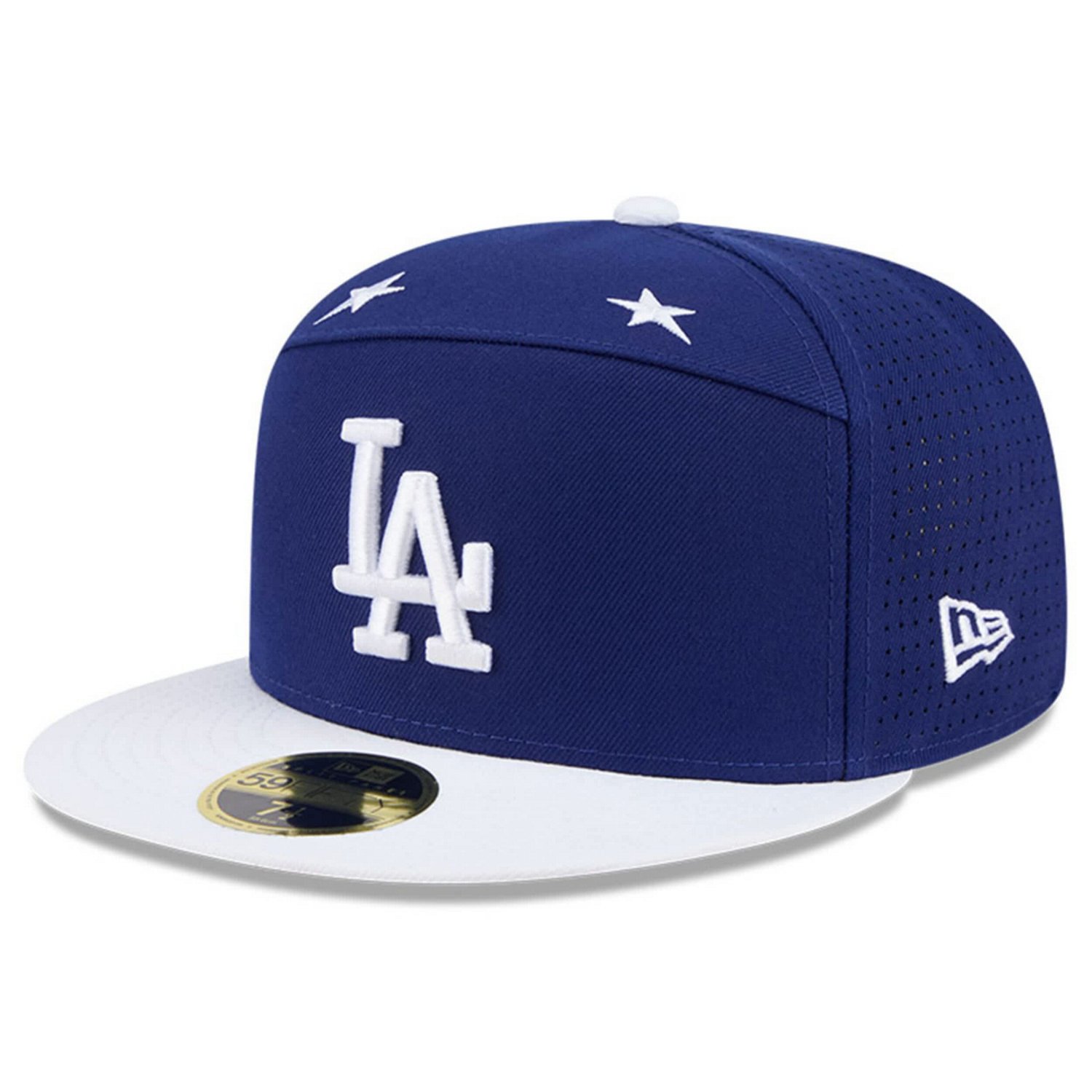New Era White Los Angeles Dodgers 2025 MLB All-Star Game Side Patch 59FIFTY Fitted Hat - view number 3