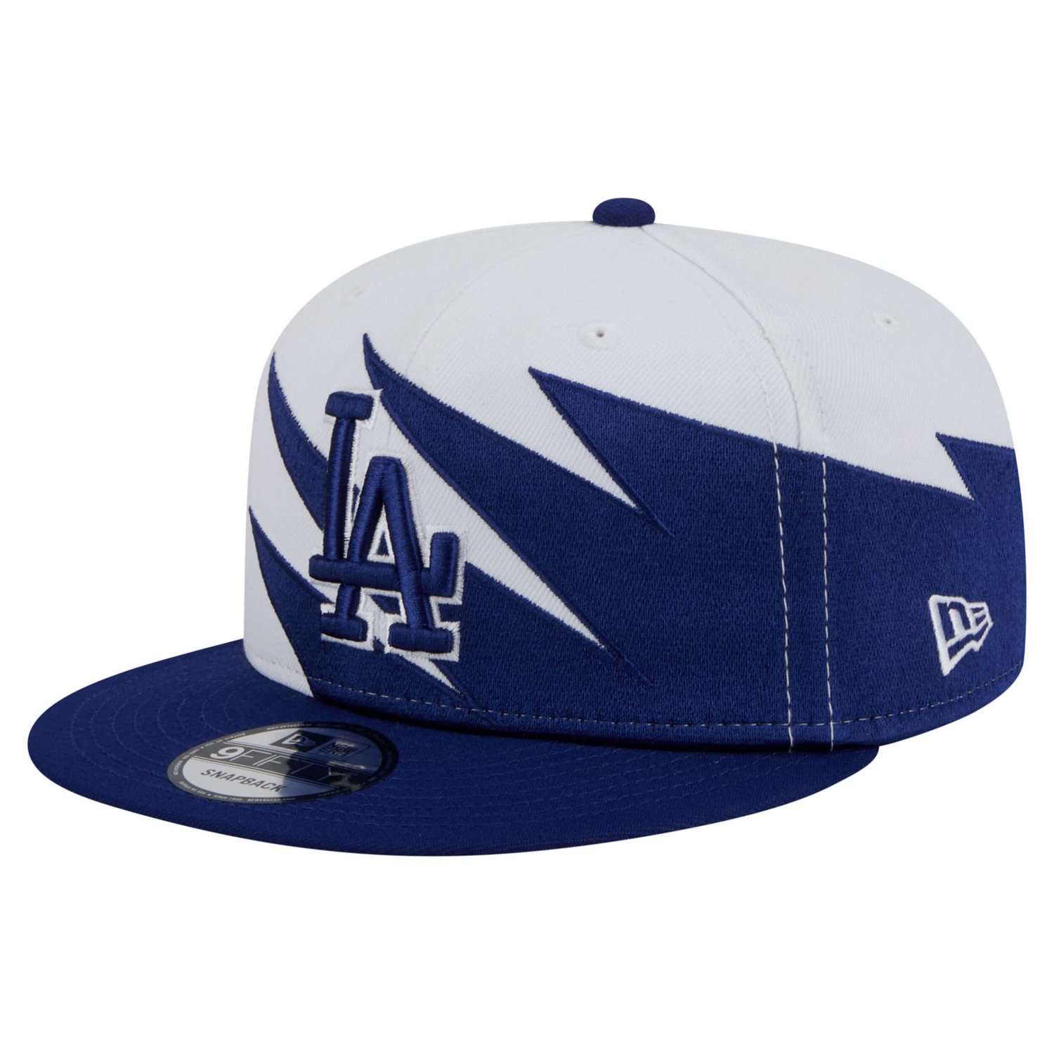 New Era White Los Angeles Dodgers Jagged 9FIFTY Snapback Hat