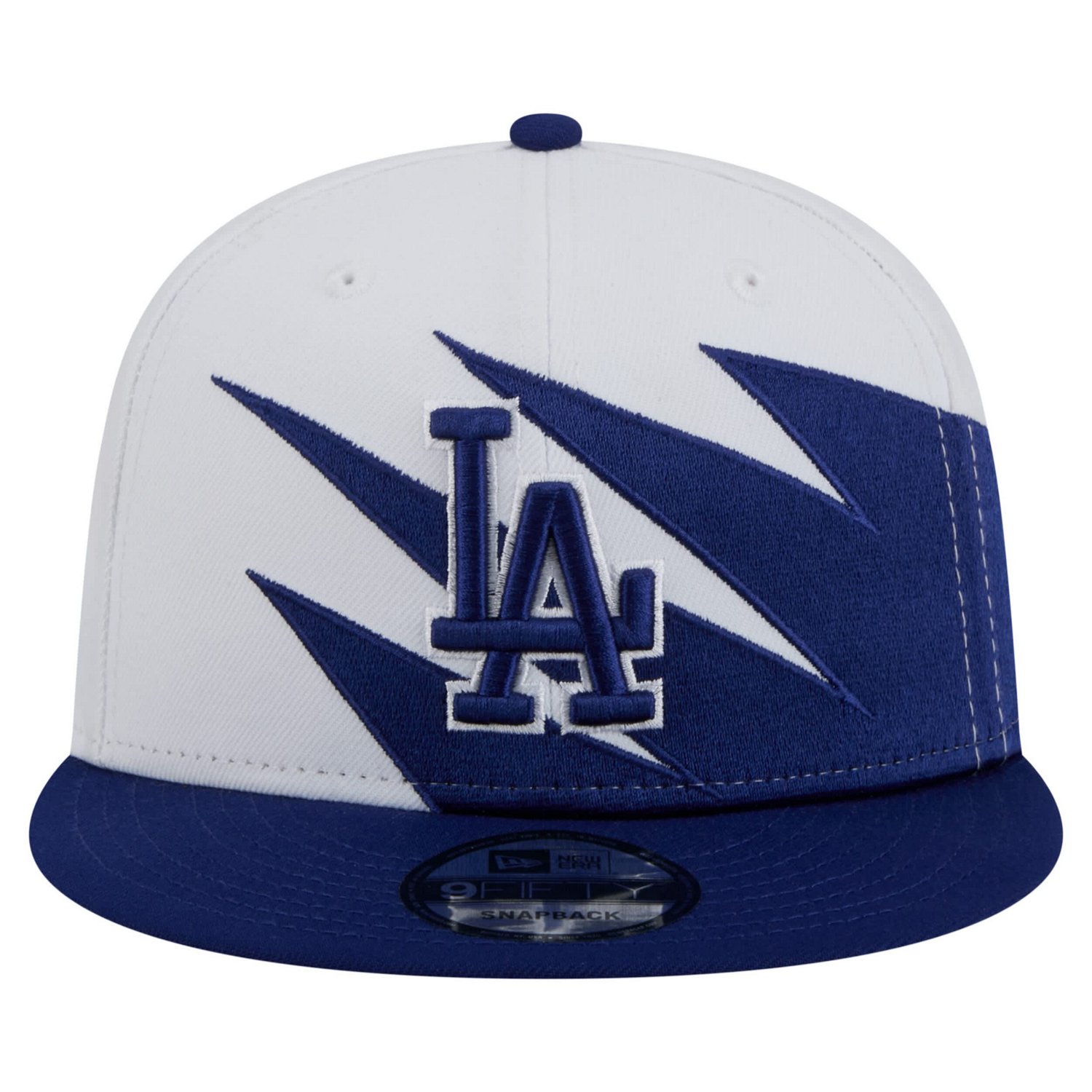 New Era White Los Angeles Dodgers Jagged 9FIFTY Snapback Hat