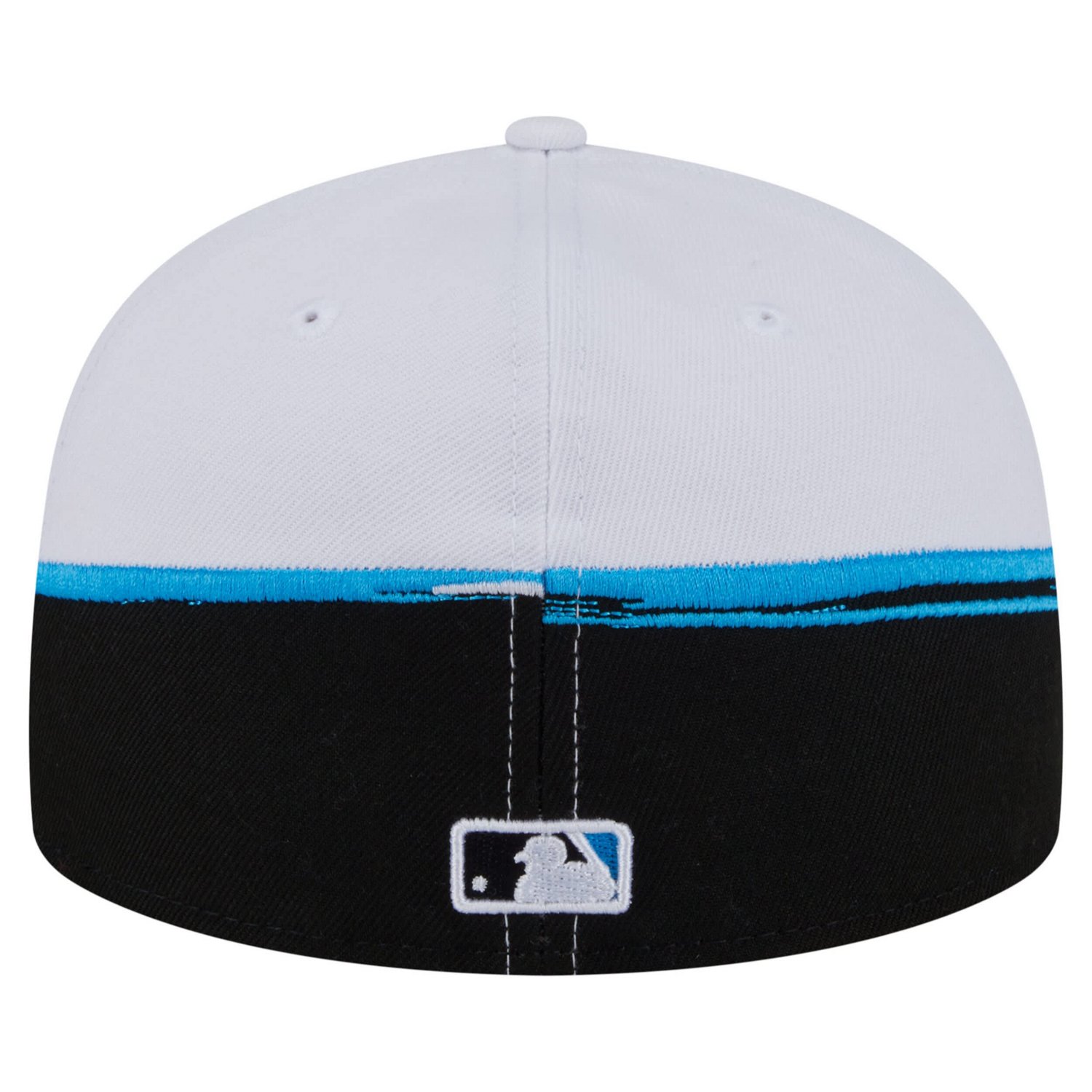 New Era White Miami Marlins Paint Stroke 59FIFTY Fitted Hat - view number 4