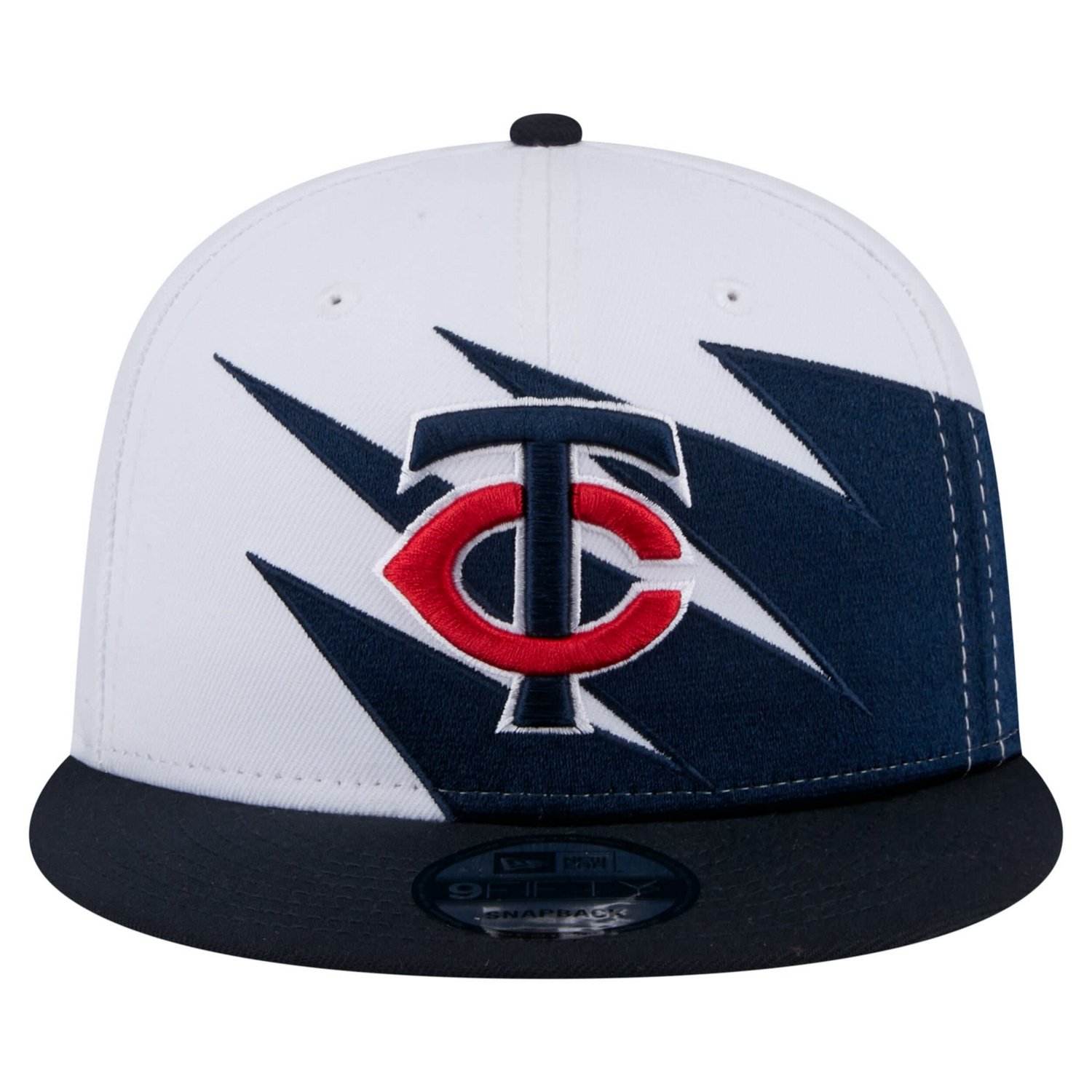 New Era White Minnesota Twins Jagged 9FIFTY Snapback Hat