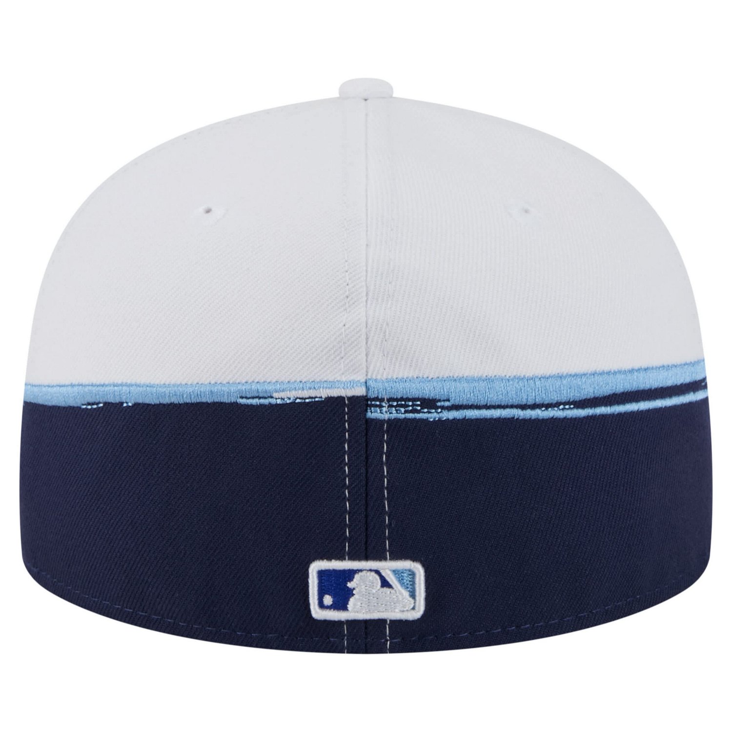 New Era White Tampa Bay Rays Paint Stroke 59FIFTY Fitted Hat - view number 4