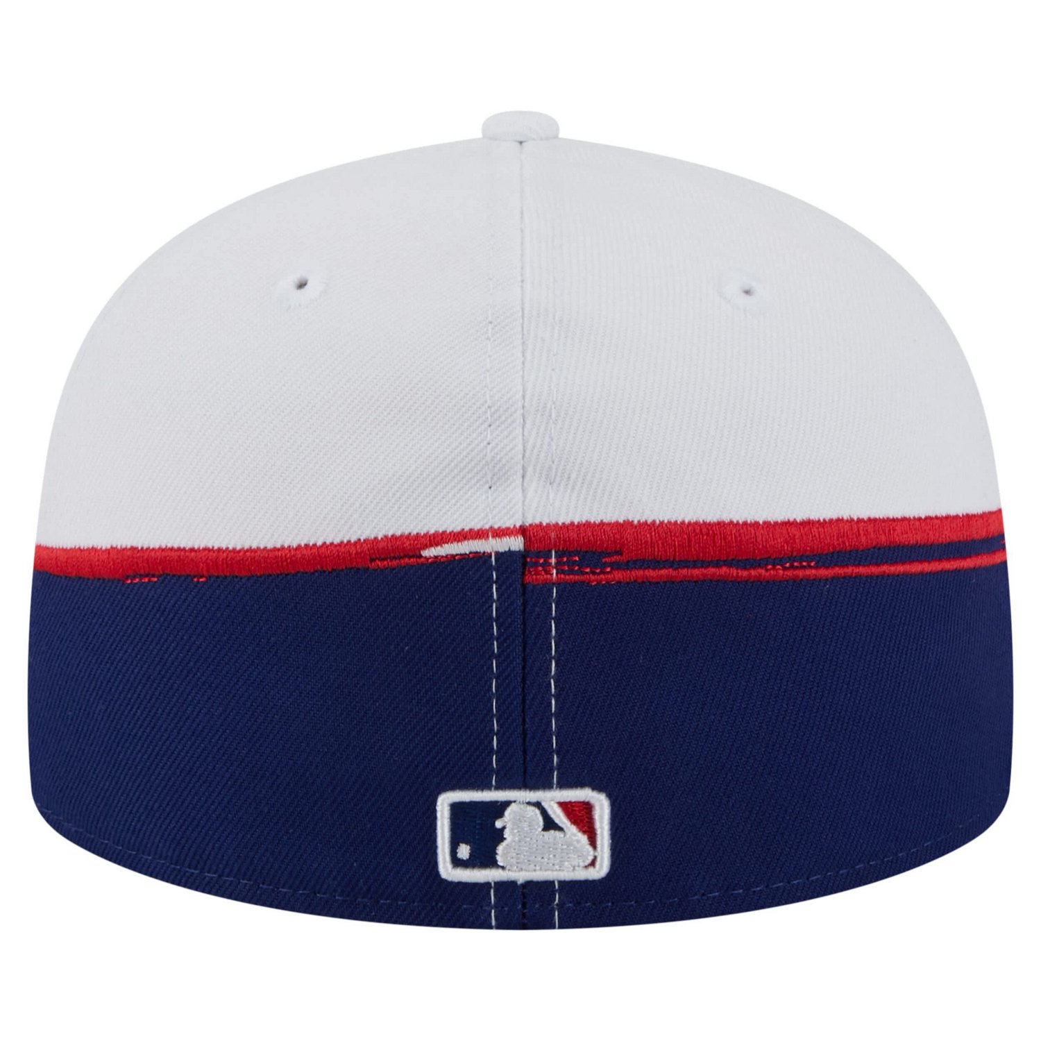New Era White Texas Rangers Paint Stroke 59FIFTY Fitted Hat - view number 4