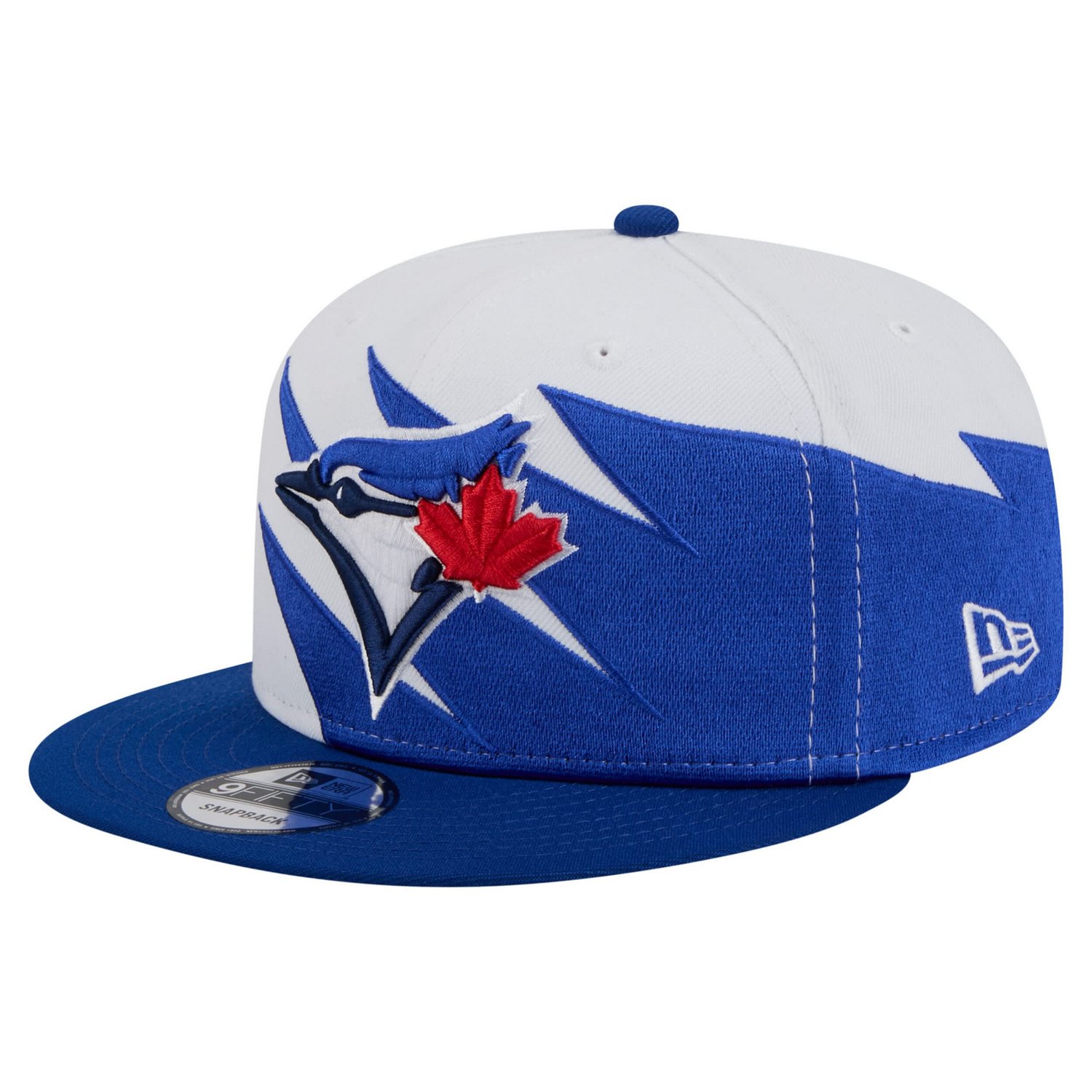 New Era White Toronto Blue Jays Jagged 9FIFTY Snapback Hat                                                                      
