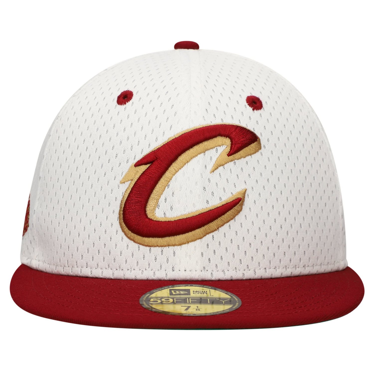 New Era Wine Cleveland Cavaliers Throwback 2Tone 59FIFTY Fitted Hat                                                              - view number 2