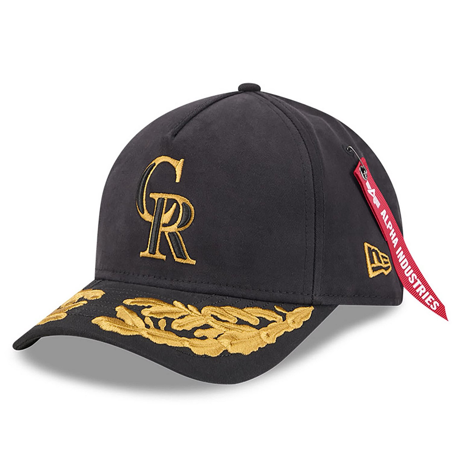 New Era x Alpha Industries Colorado Rockies A-Frame 9FORTY Adjustable Hat