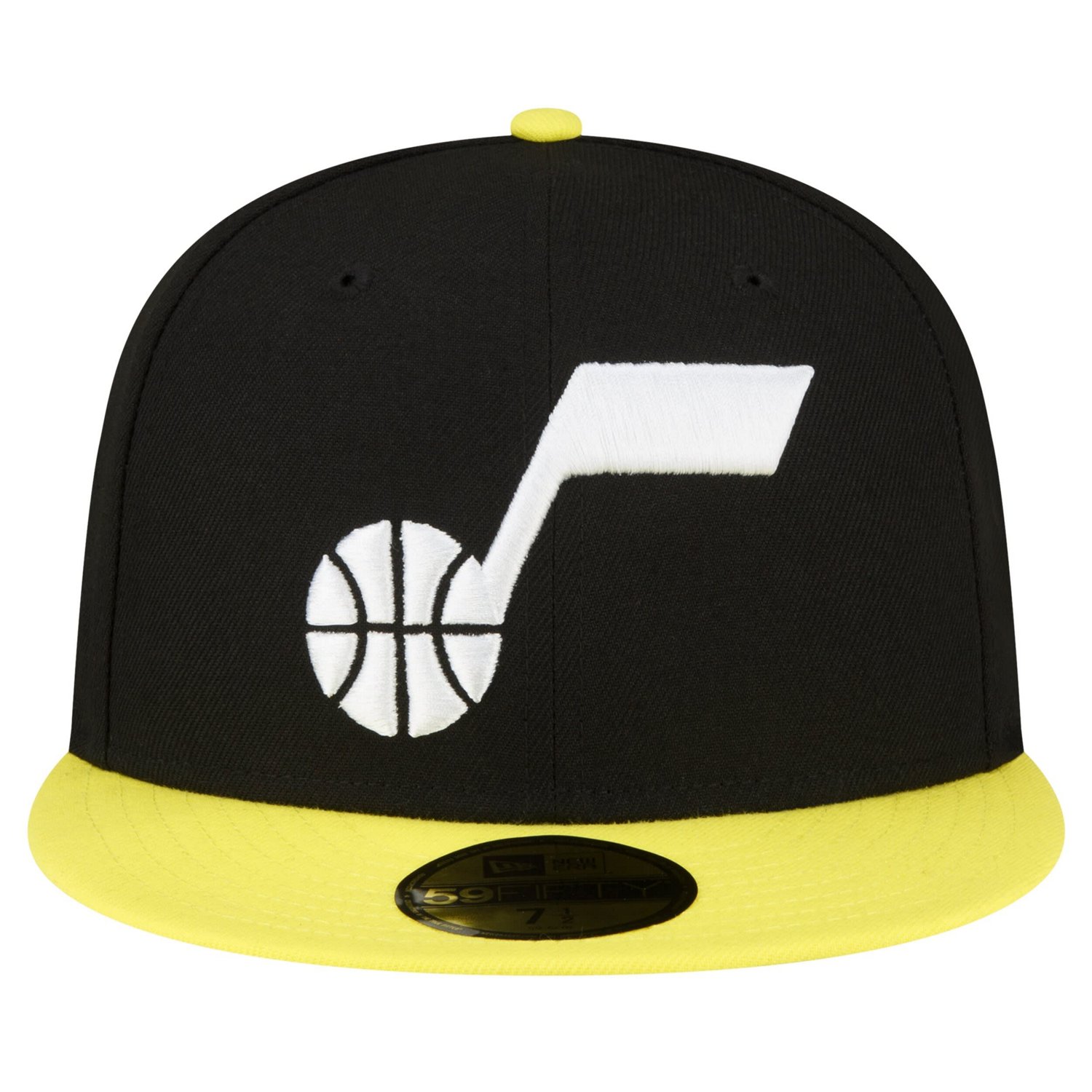 New Era Yellow Utah Jazz 2-Tone 59FIFTY Fitted Hat                                                                               - view number 2