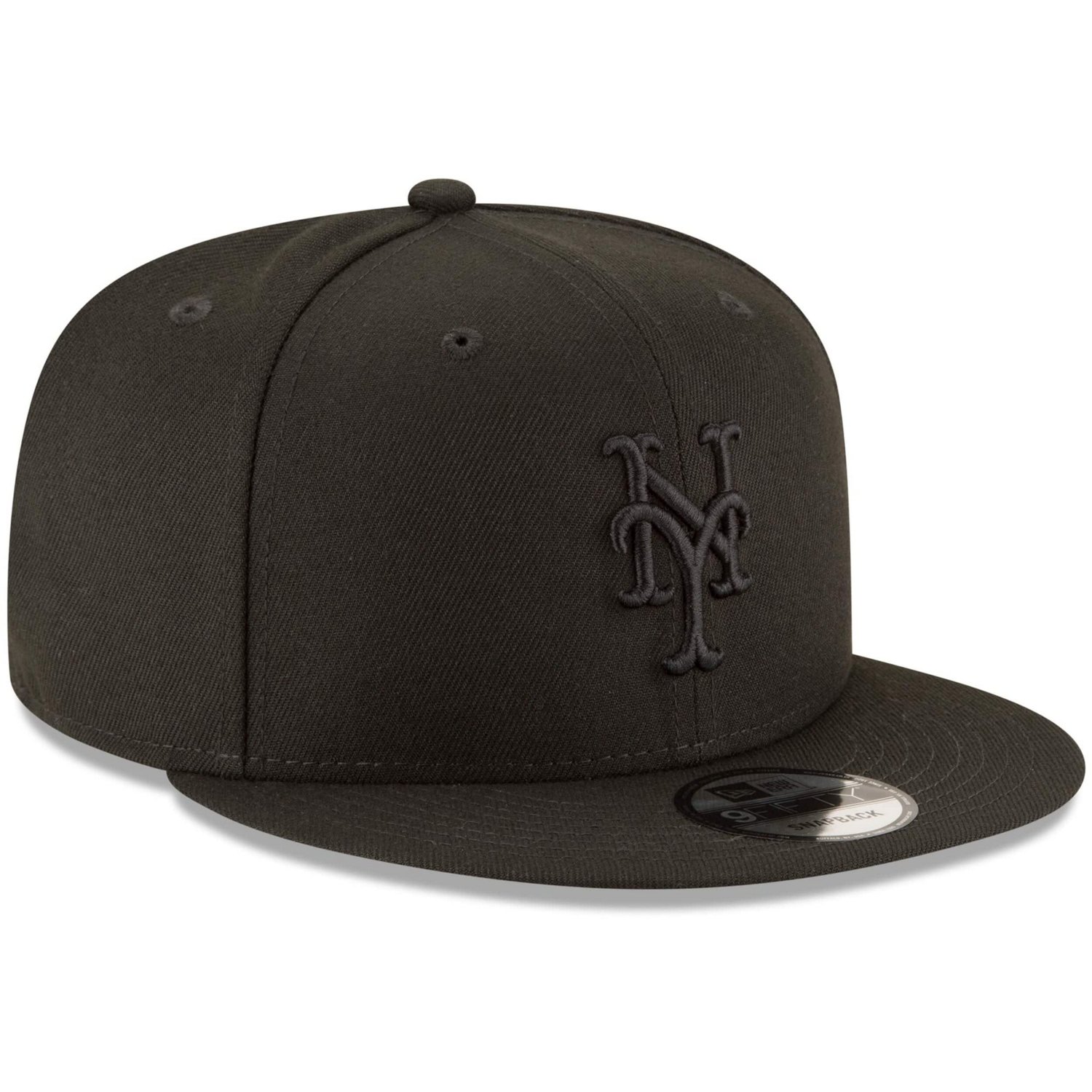 New York Mets New Era on 9FIFTY Team Snapback Adjustable Hat - - view number 3