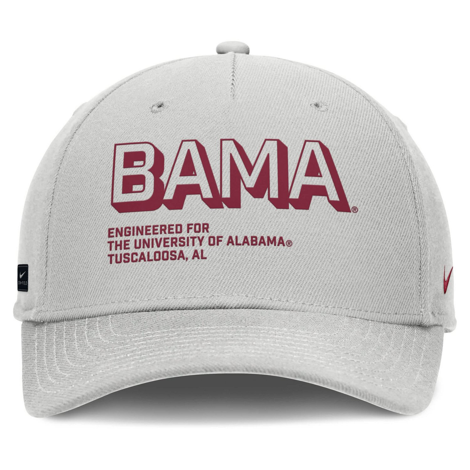 Nike Alabama Crimson Tide 2025 Sideline Dust Pinched Rise Adjustable Hat - view number 2