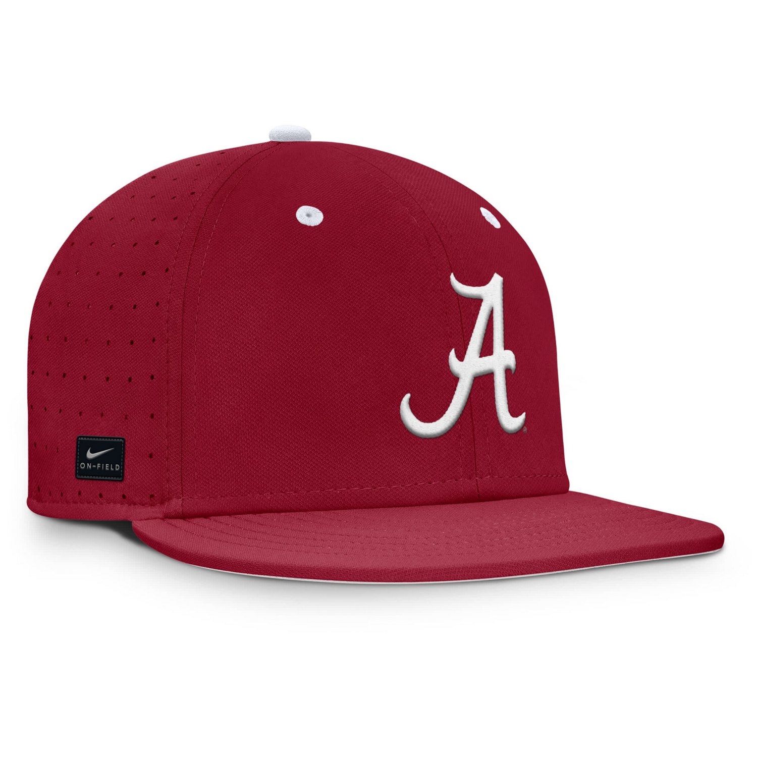 Nike Alabama Crimson Tide On-Field Dugout True Performance Fitted Hat - view number 3