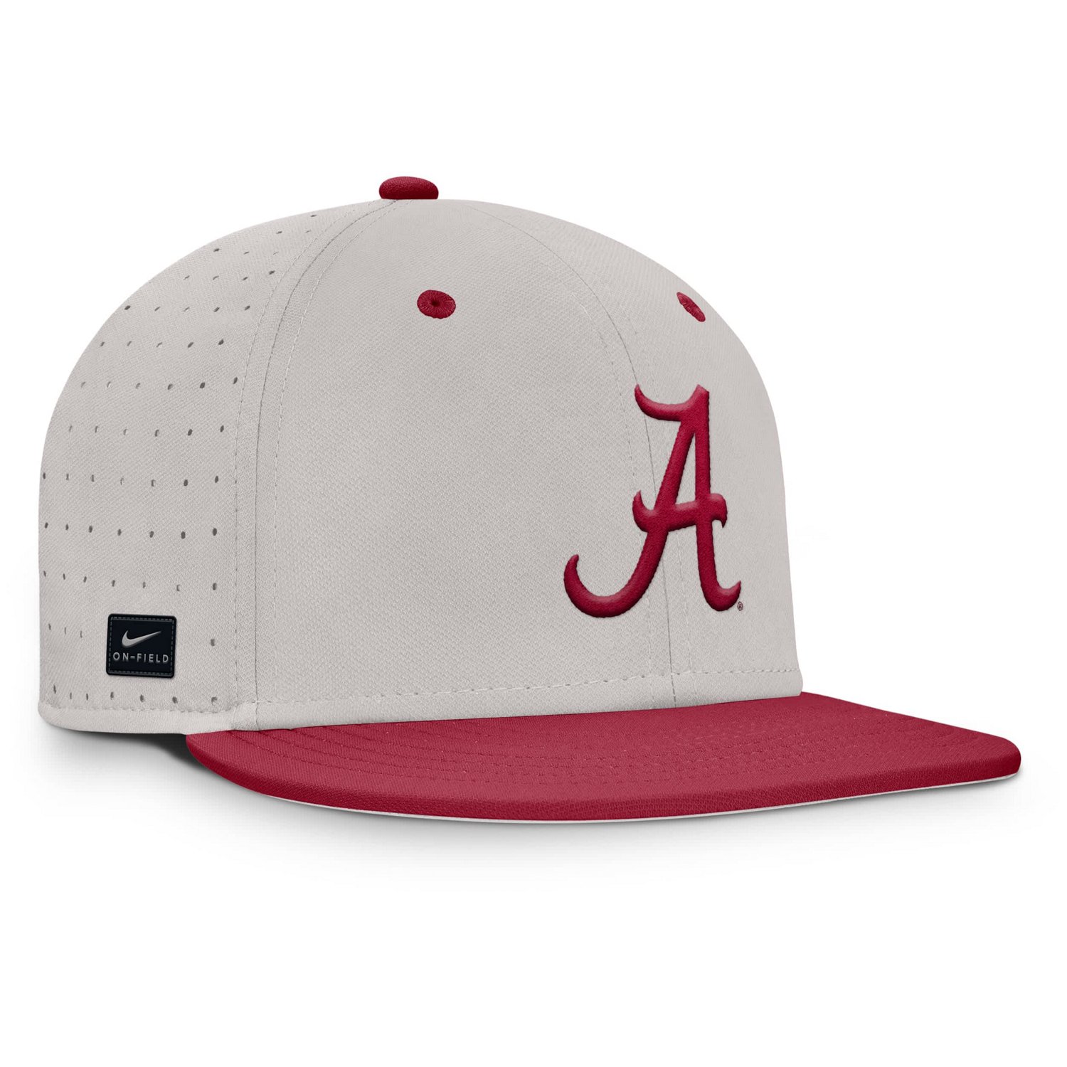Nike Alabama Crimson Tide On-Field Dugout True Performance Fitted Hat - view number 3