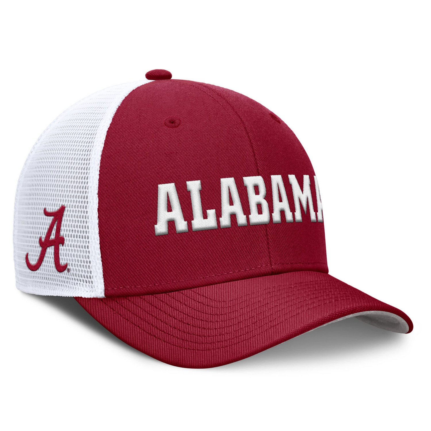 Nike Alabama Tide 2025 Dugout Coaches Rise Performance Trucker Adjustable Hat