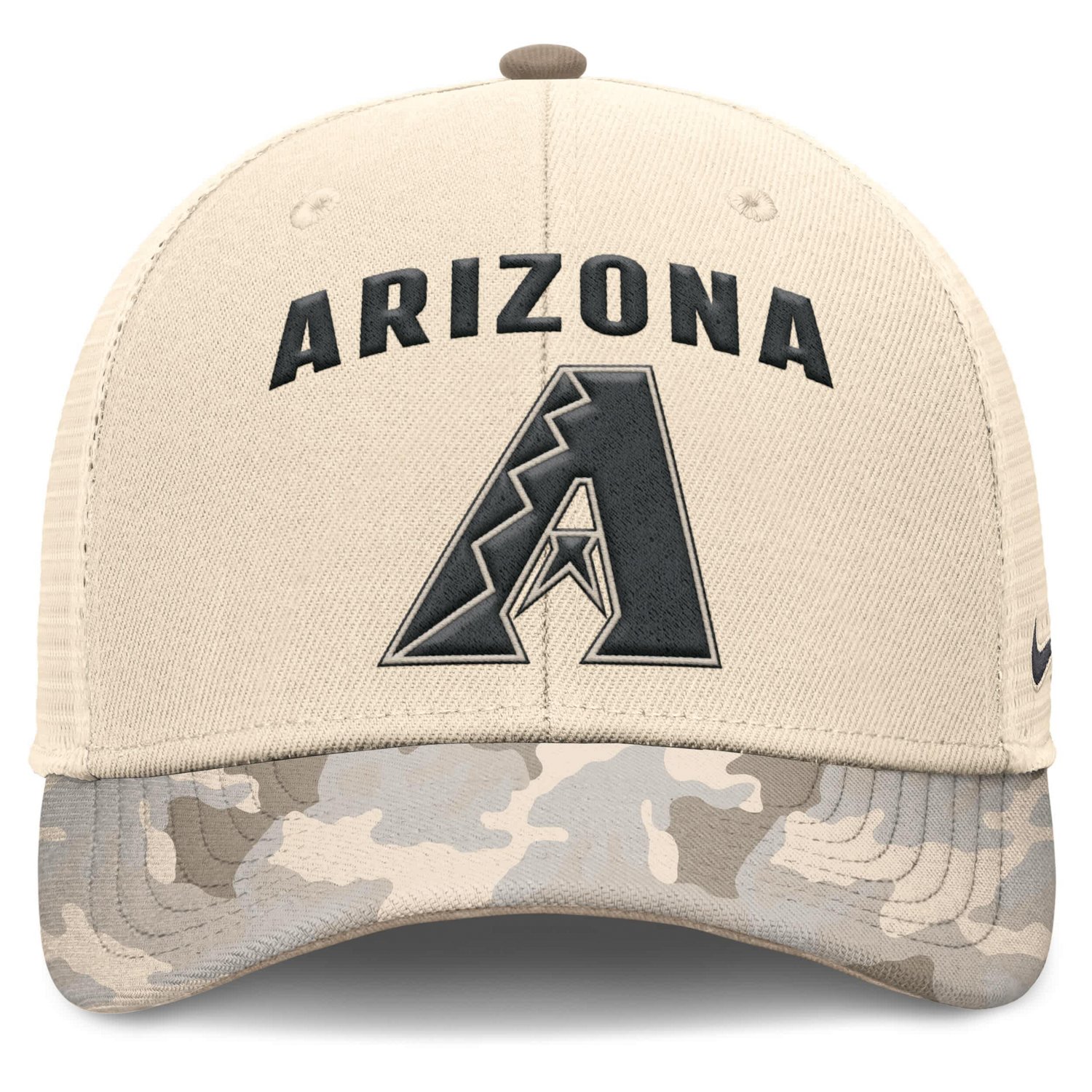 Nike Arizona Diamondbacks Camo Pack Rise Adjustable Trucker Hat - view number 2