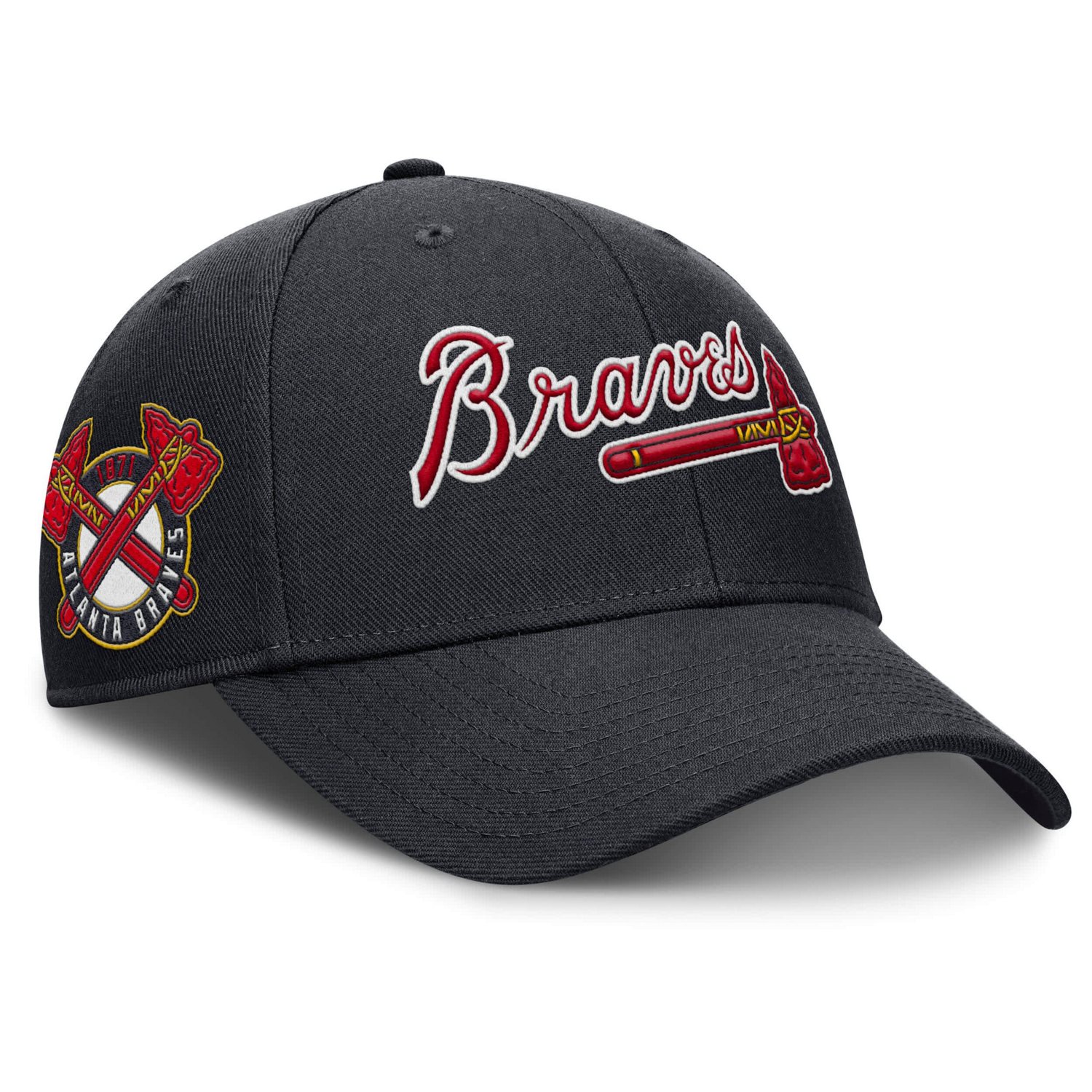 Nike Atlanta Braves Rise Gaberdine Adjustable Hat