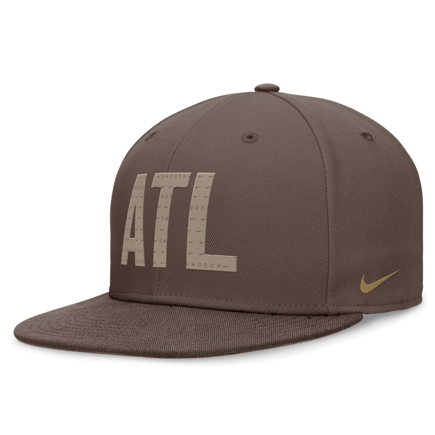 Nike Atlanta Braves Statement Ironstone Performance True Fitted Hat                                                              - view number 3