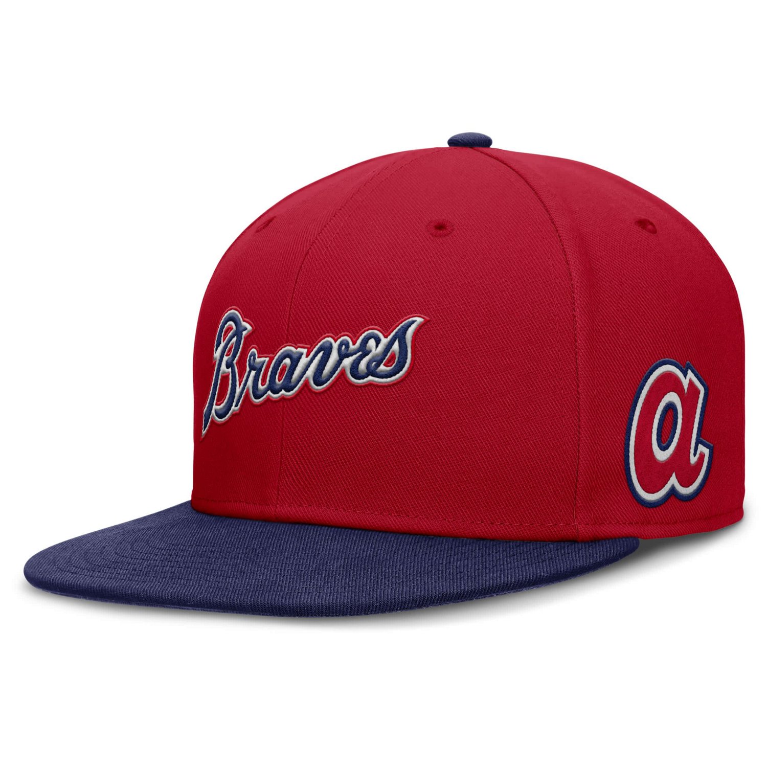 Nike Atlanta Braves True Performance Fitted Hat - view number 3
