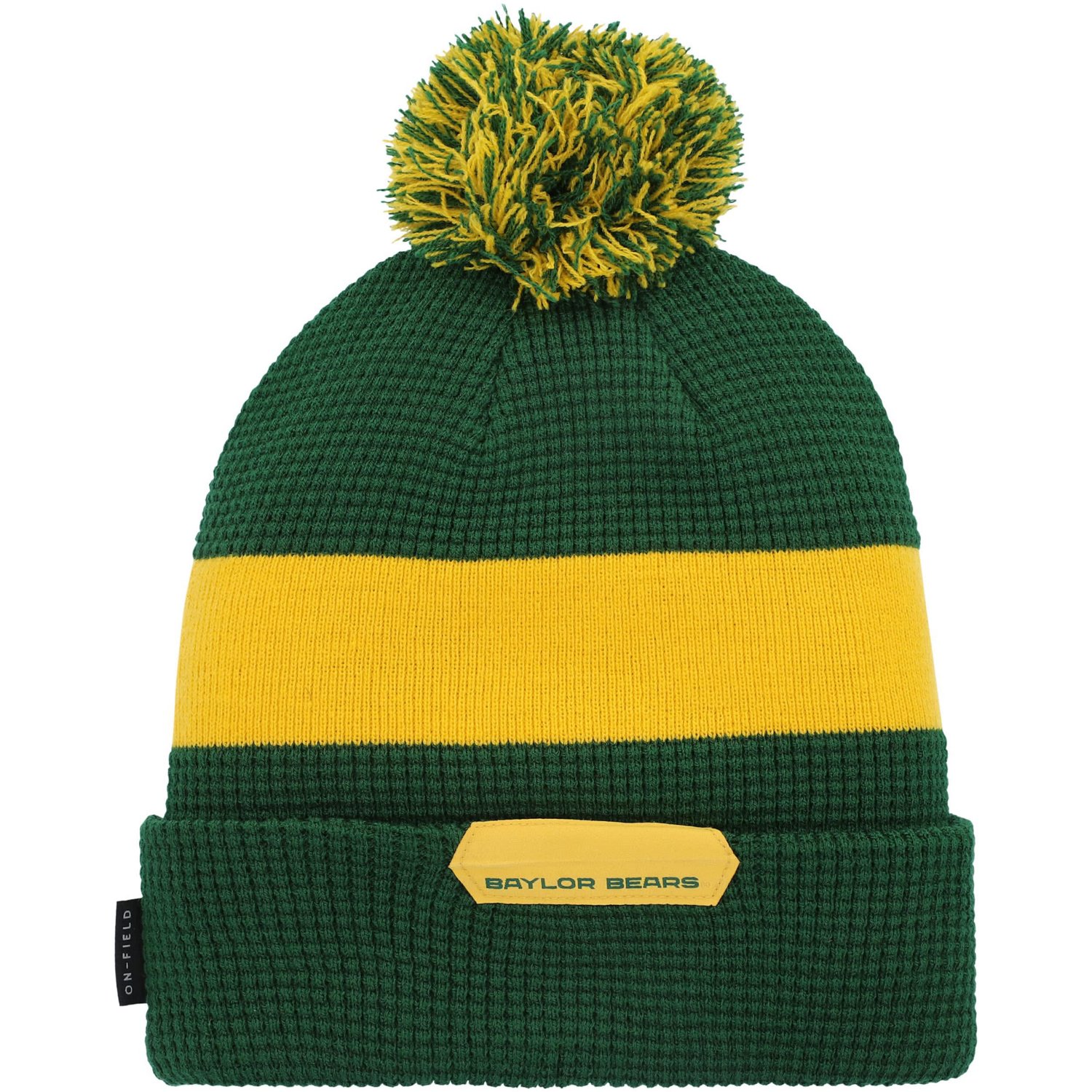 Nike Baylor Bears Sideline Team Cuffed Knit Hat with Pom