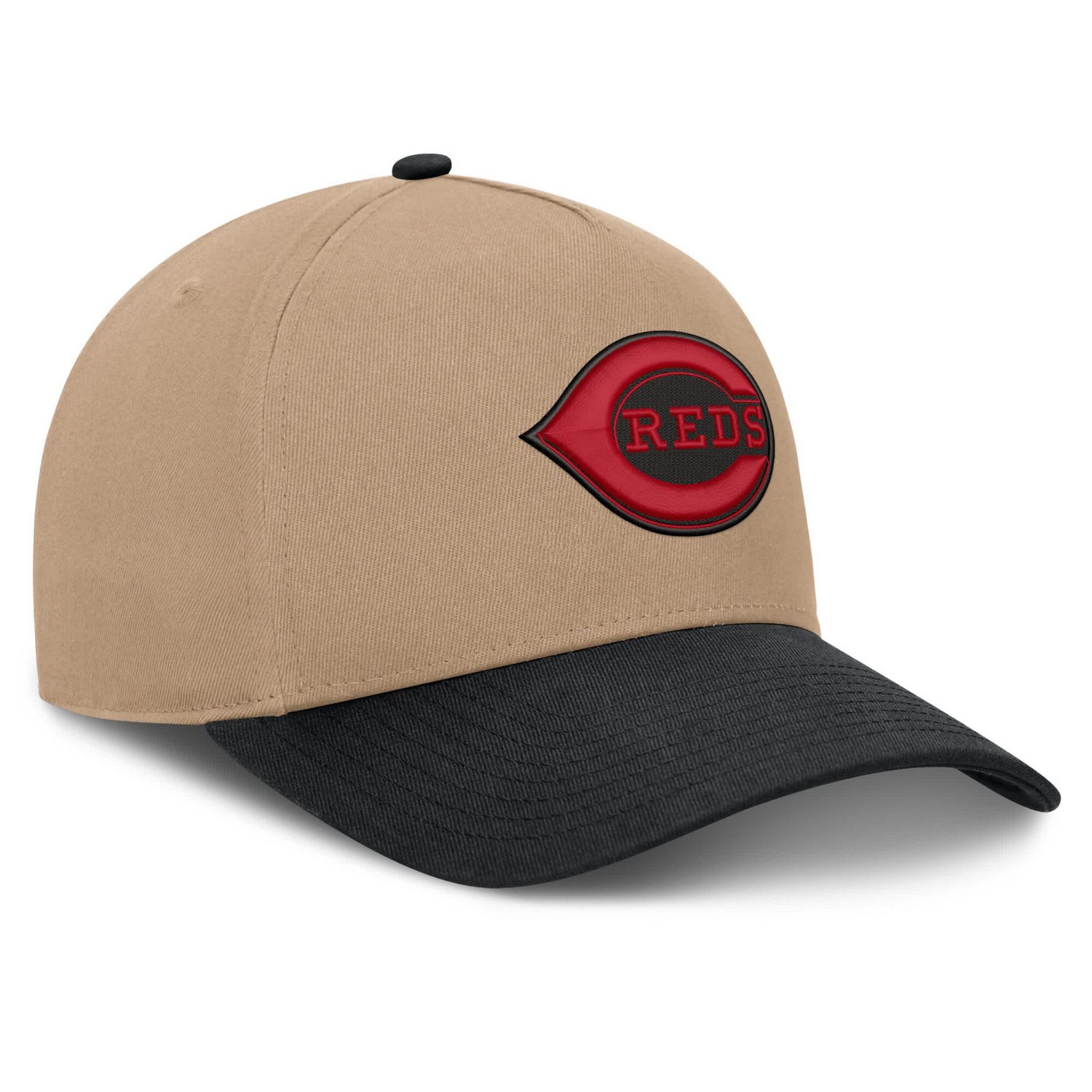 Nike Black Cincinnati Reds Rise A-Frame Adjustable Hat - view number 3