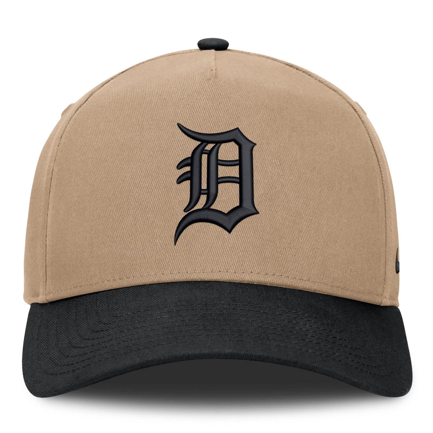 Nike Black Detroit Tigers Rise A-Frame Adjustable Hat - view number 2