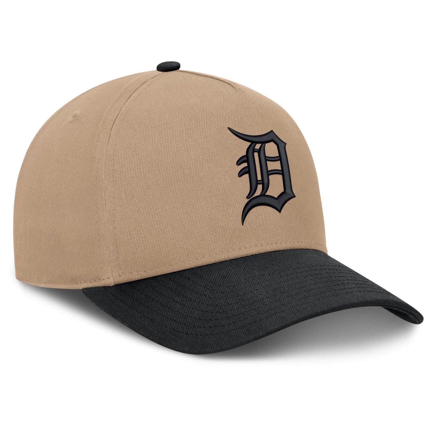 Nike Black Detroit Tigers Rise A-Frame Adjustable Hat - view number 3