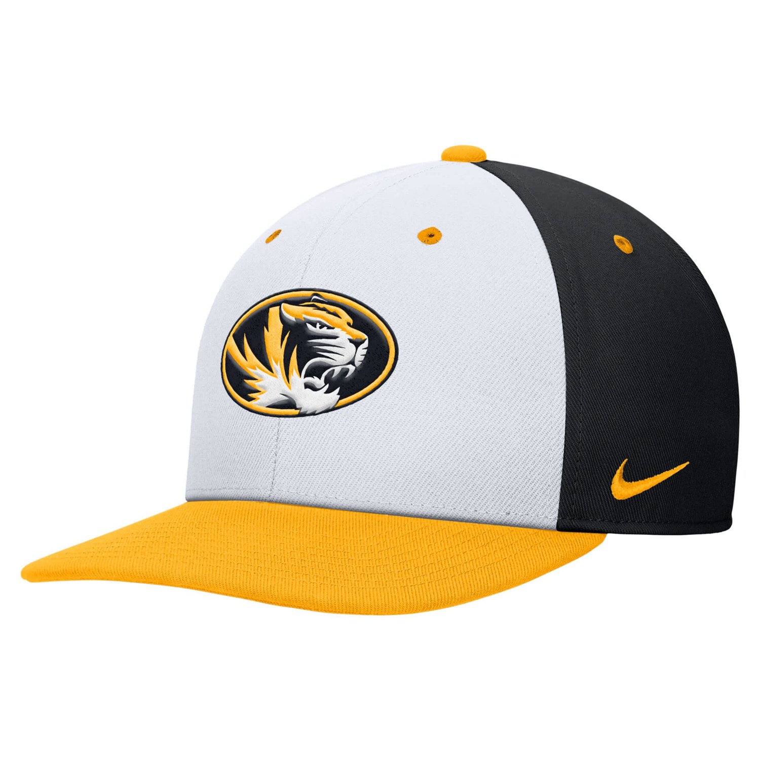 Nike Black Missouri Tigers Pro Performance Snapback Hat                                                                          - view number 2