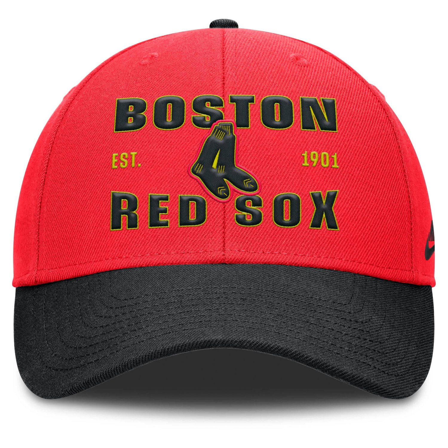 Nike Boston Red Sox Neon 90s Rise Adjustable Hat - view number 2