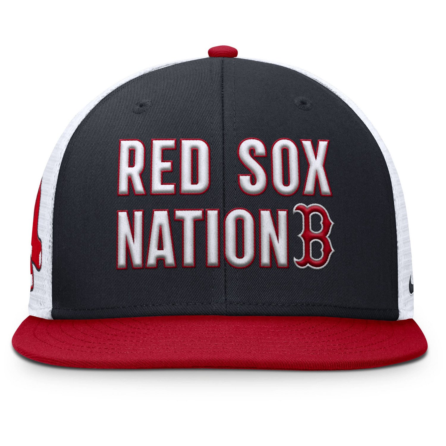 Nike Boston Red Sox Pro Trucker Snapback Hat - view number 2