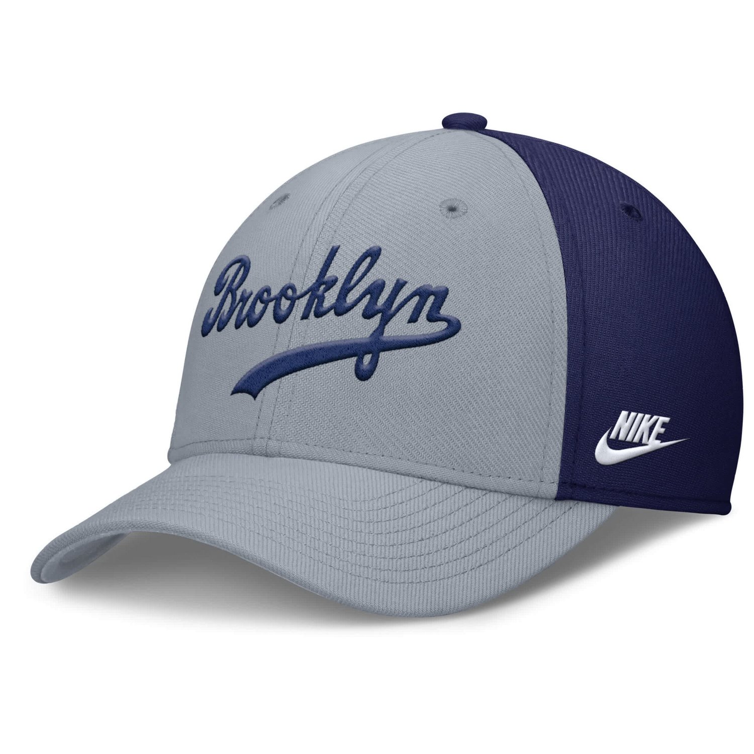 Nike Brooklyn Dodgers Rise Swoosh Performance Flex Hat