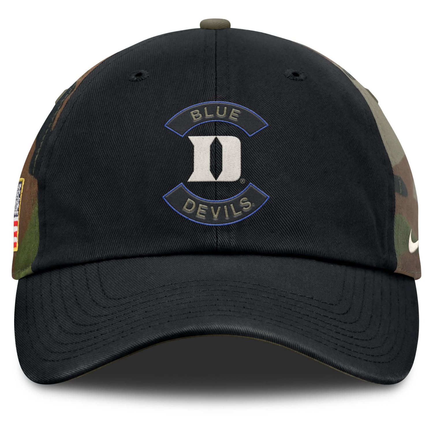 Nike Camo Duke Blue Devils 2025 Military Appreciation Club Adjustable Hat - view number 2