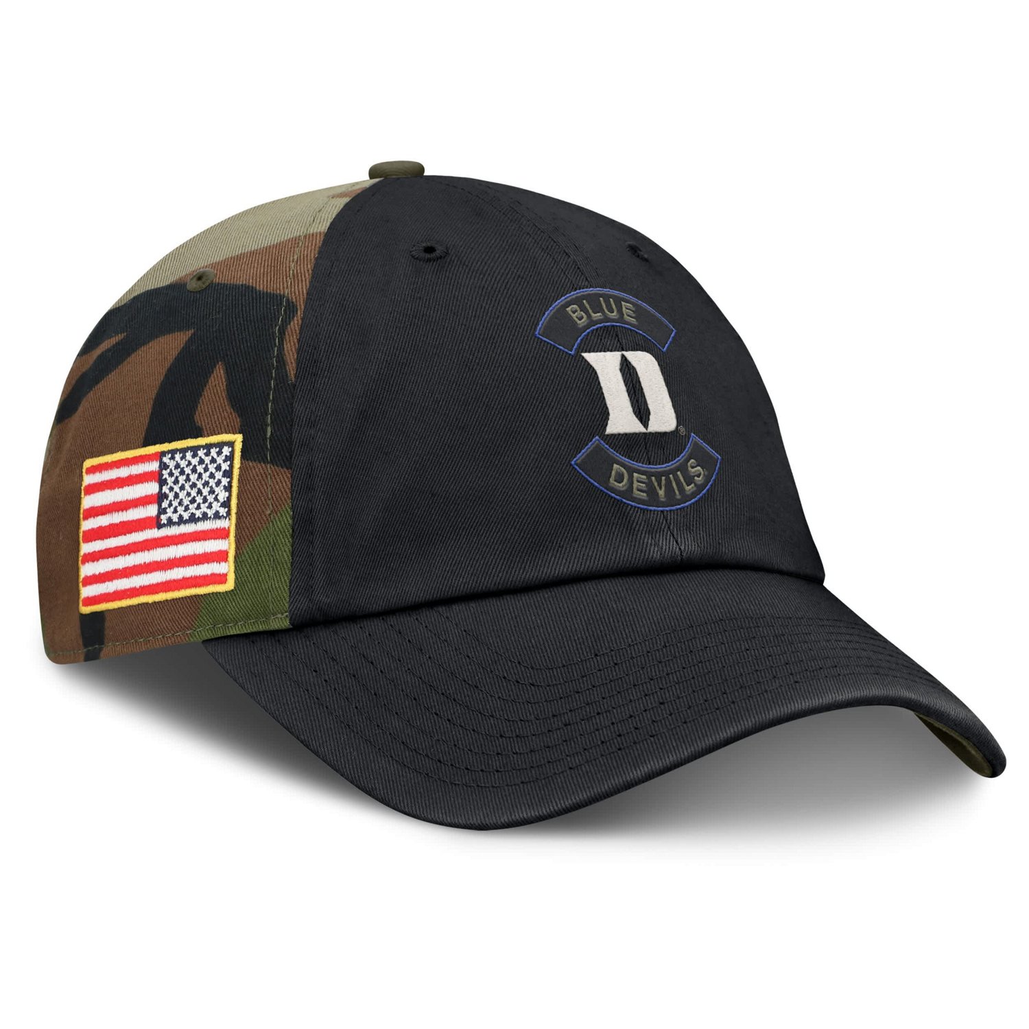 Nike Camo Duke Blue Devils 2025 Military Appreciation Club Adjustable Hat - view number 3