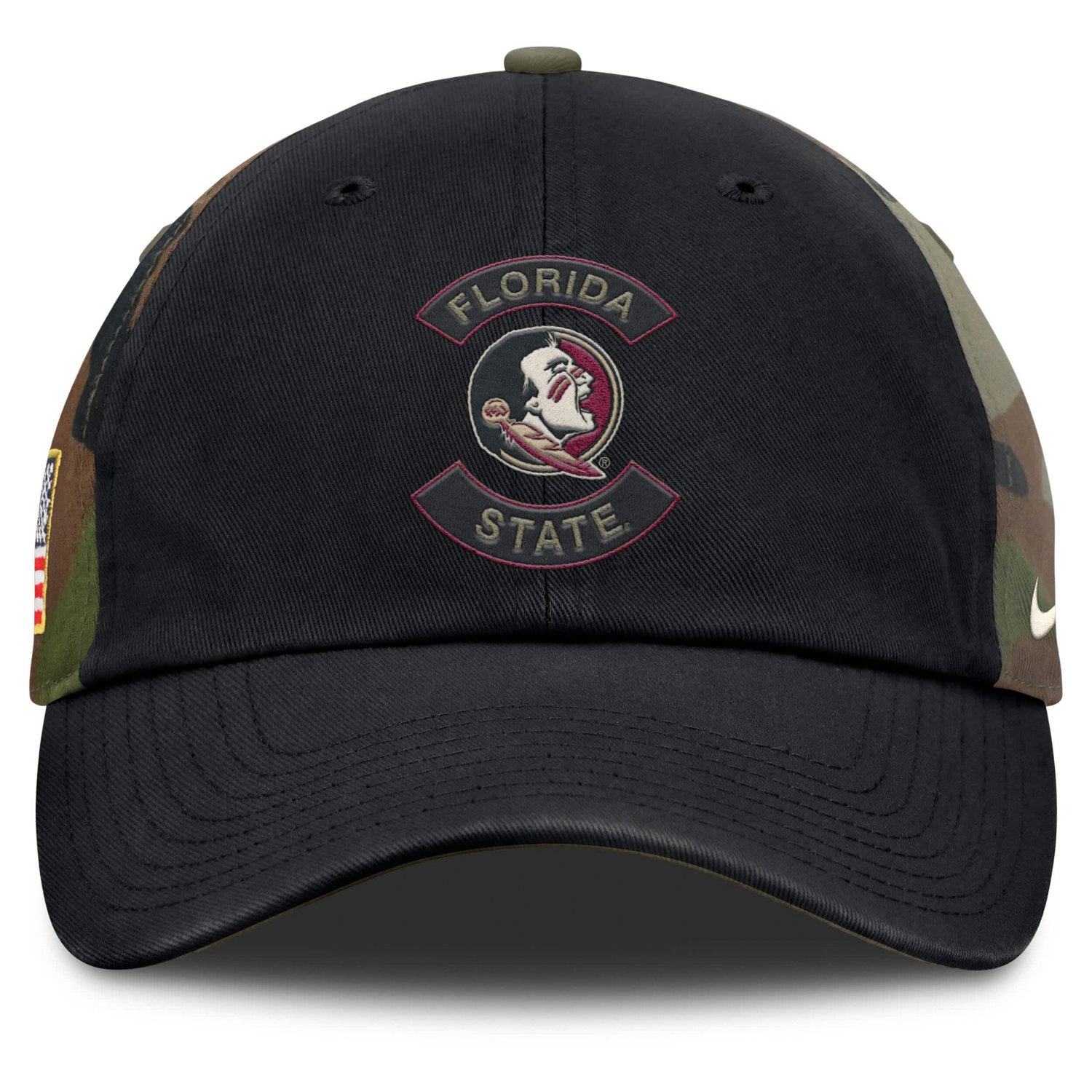 Nike Camo Florida State Seminoles 2025 Military Appreciation Club Adjustable Hat - view number 2