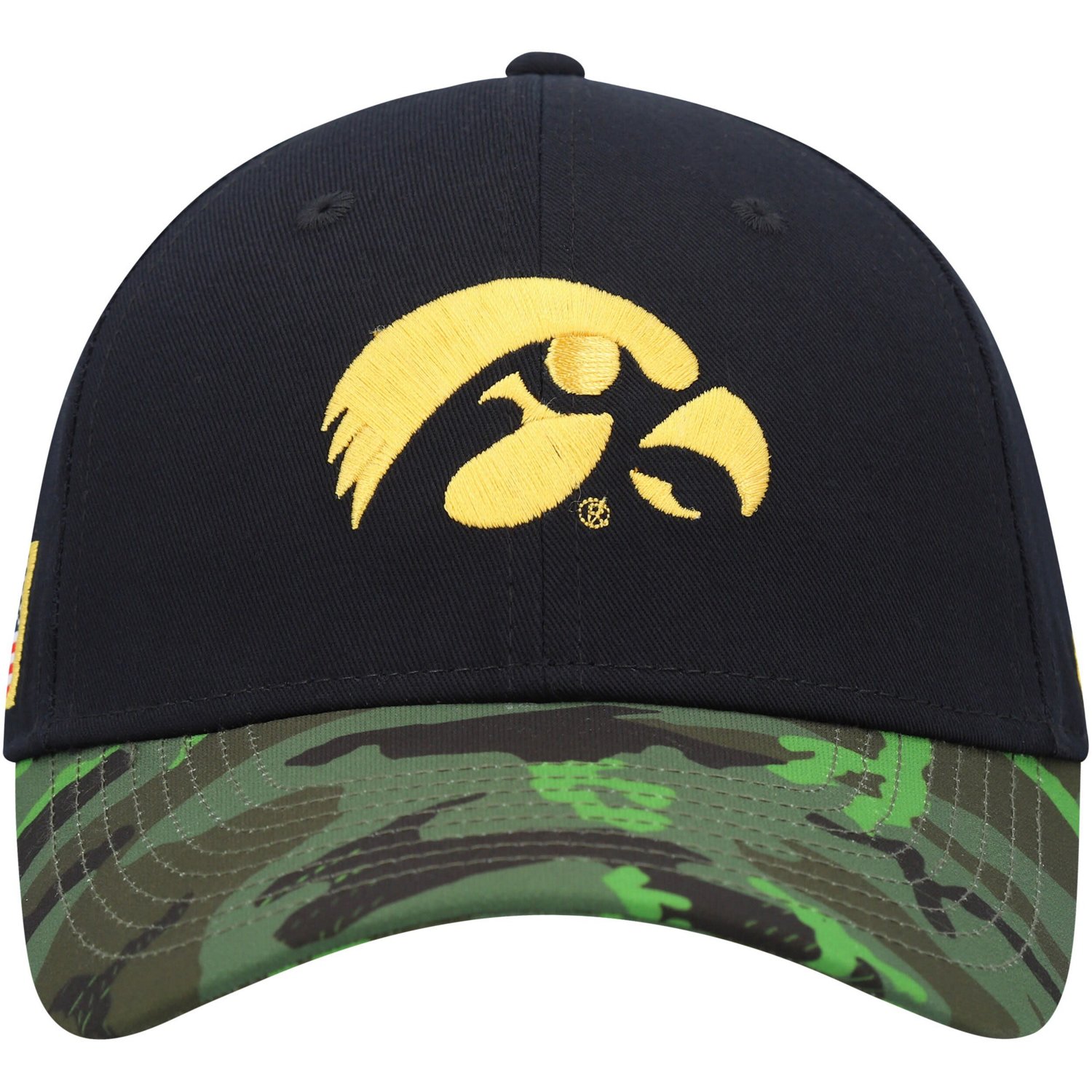 Nike /Camo Iowa Hawkeyes Veterans Day 2Tone Legacy91 Adjustable Hat - view number 2