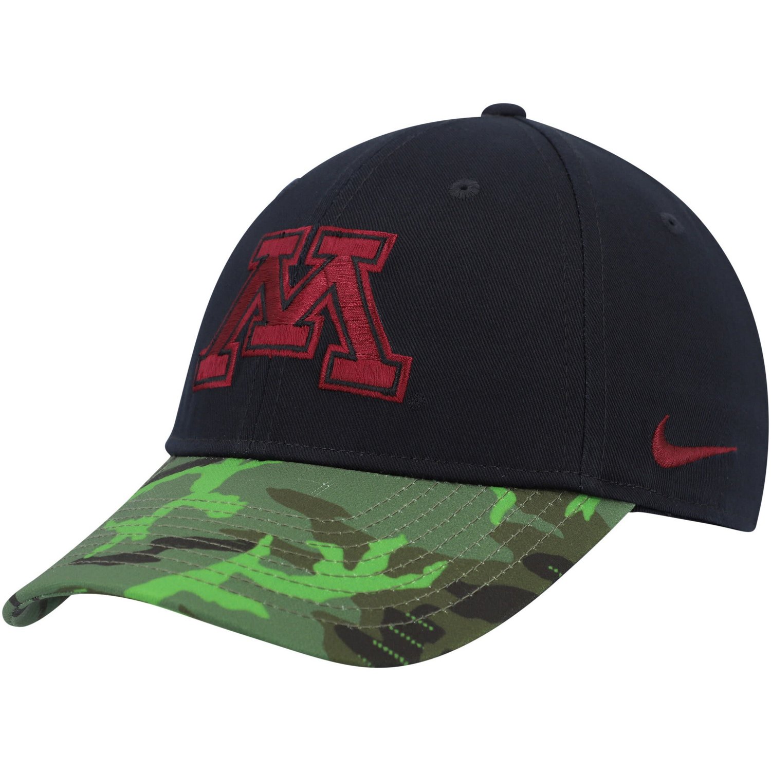 Nike /Camo Minnesota Golden Gophers Veterans Day 2Tone Legacy91 Adjustable Hat                                                   - view number 3