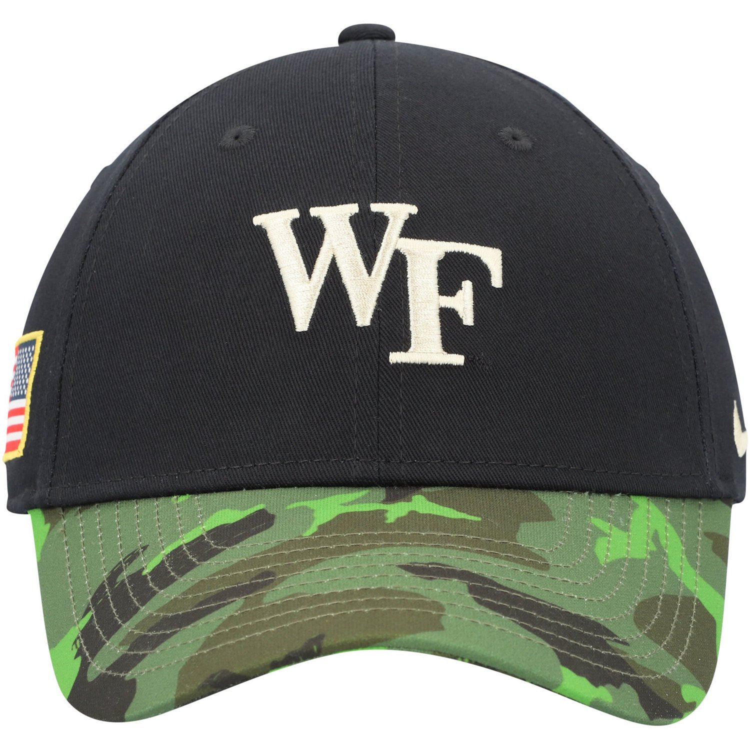 Nike /Camo Wake Forest Demon Deacons Veterans Day 2Tone Legacy91 Adjustable Hat - view number 2