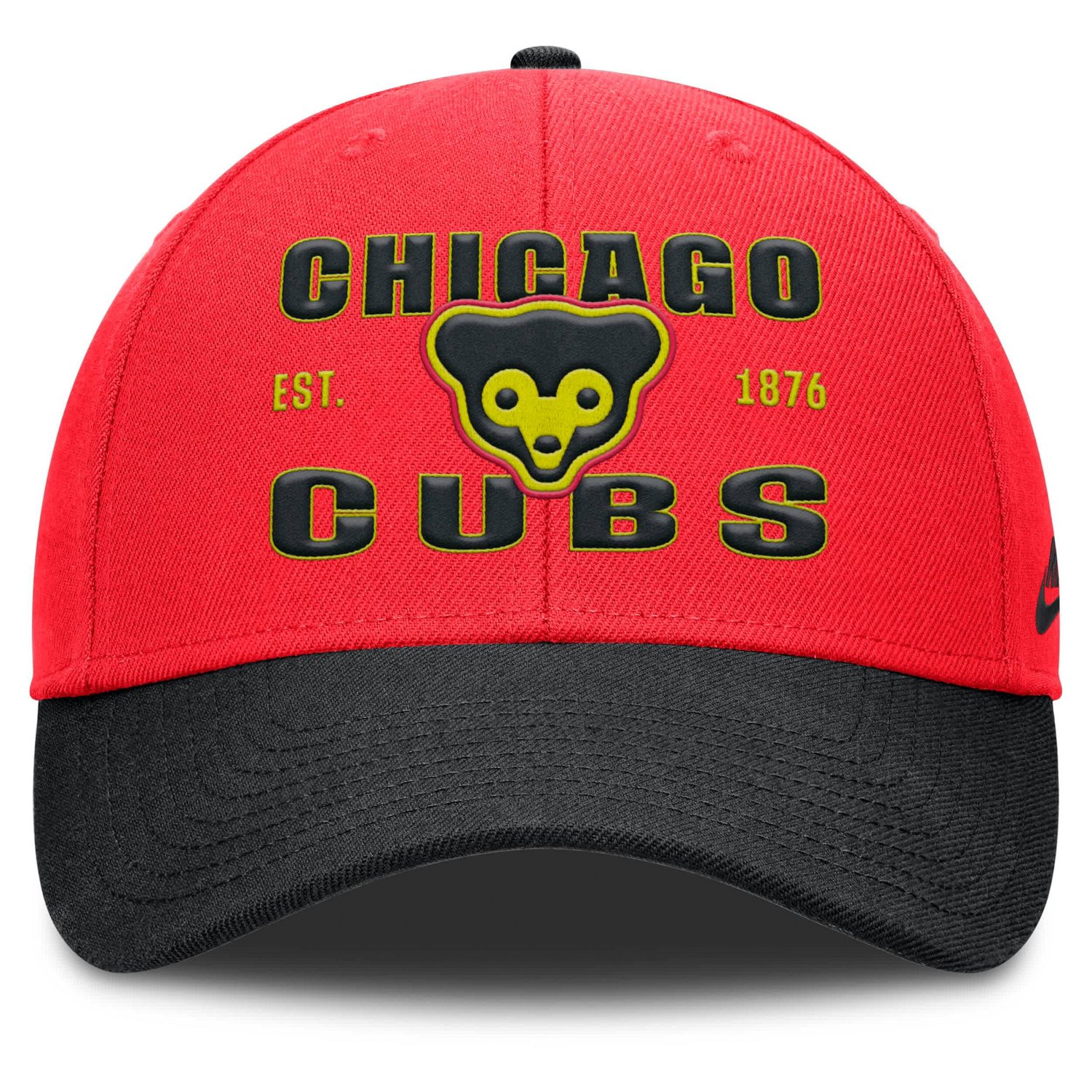 Nike Chicago Cubs Neon 90s Rise Adjustable Hat