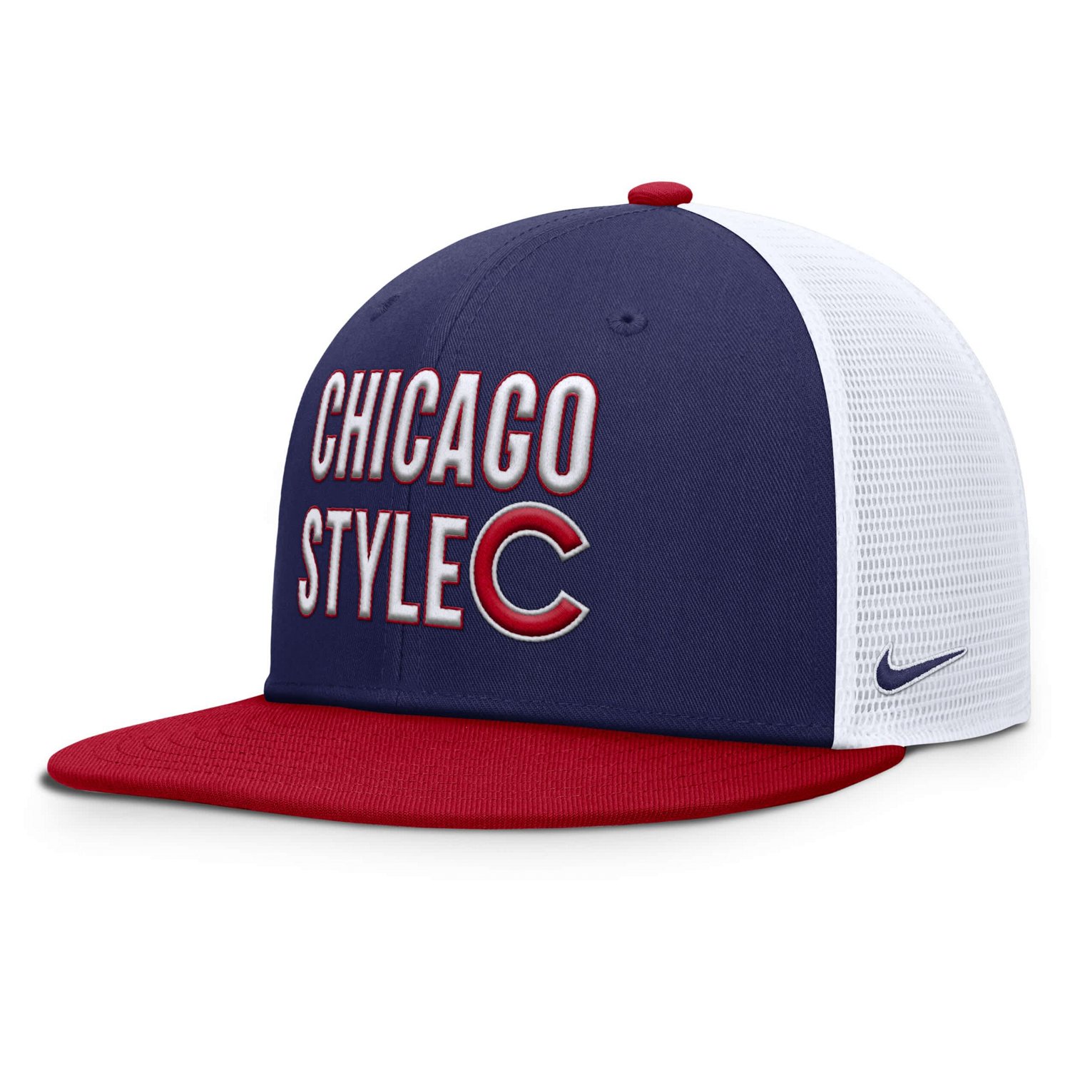 Nike Chicago Cubs Pro Trucker Snapback Hat - view number 3