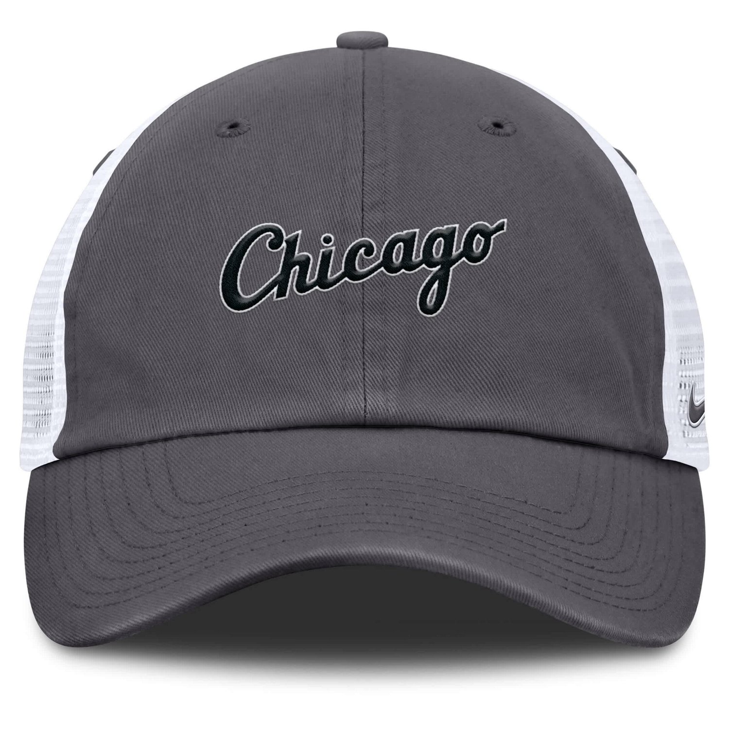 Nike Chicago Sox Wordmark Club Adjustable Trucker Hat