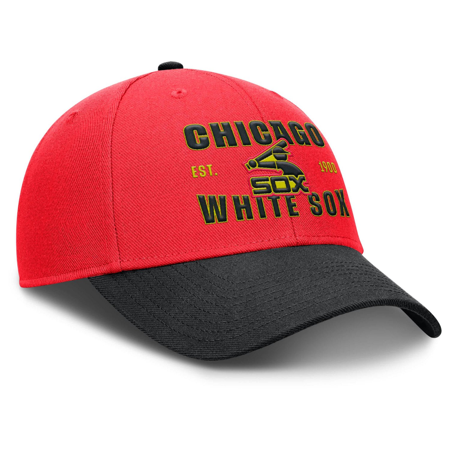 Nike Chicago White Sox Neon 90s Rise Adjustable Hat - view number 3