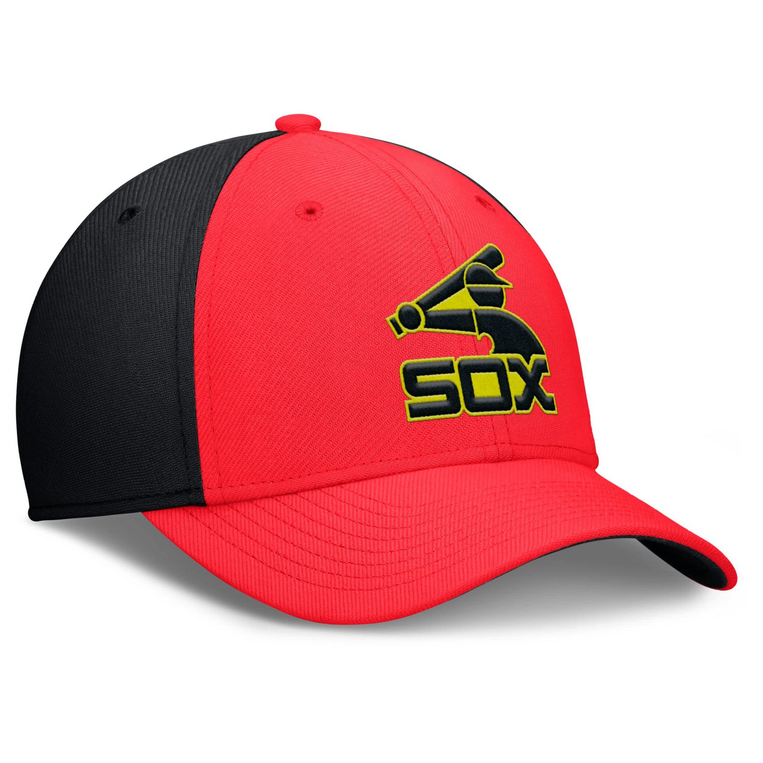 Nike Chicago White Sox Neon 90s Rise SwooshFlex Hat