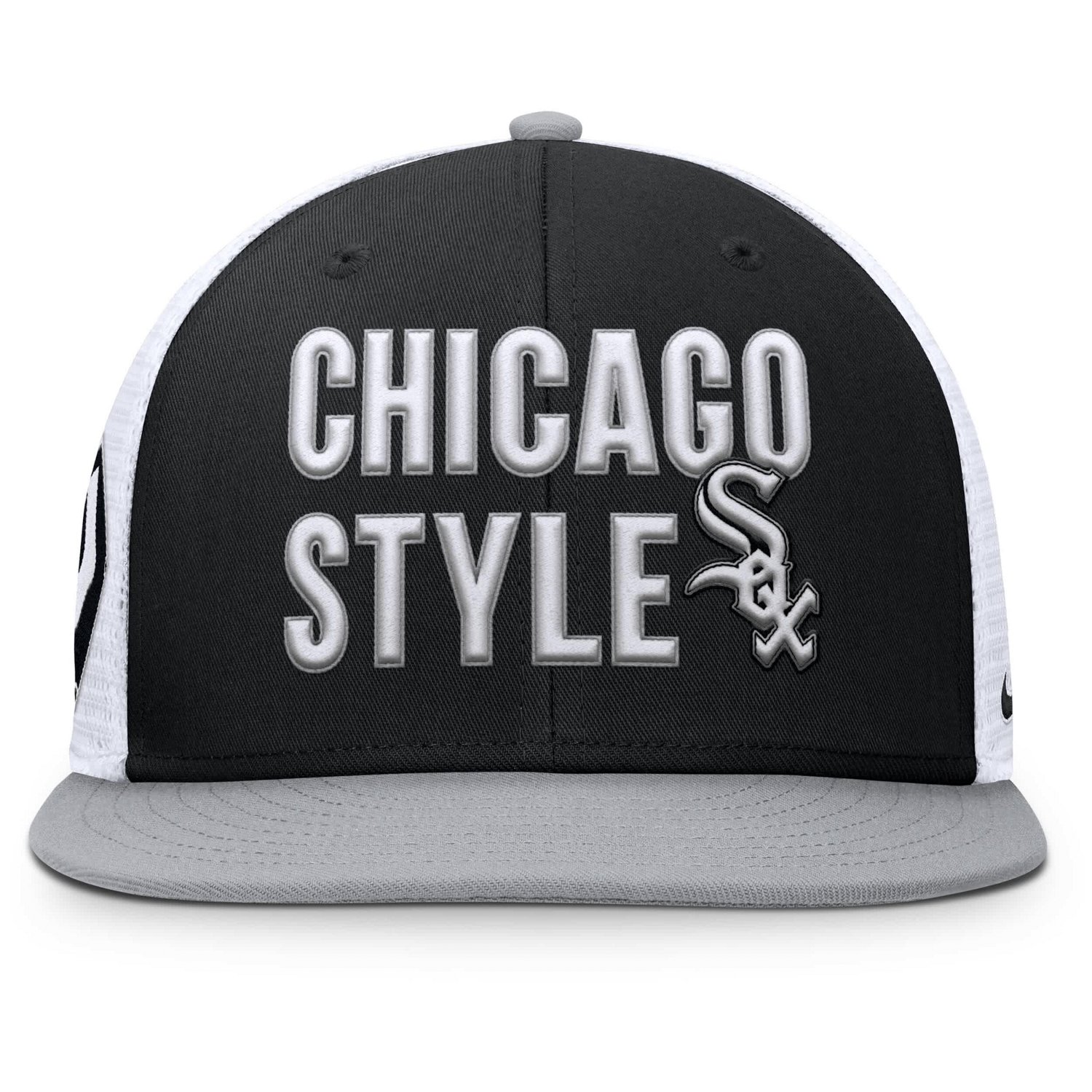 Nike Chicago White Sox Pro Trucker Snapback Hat - view number 2