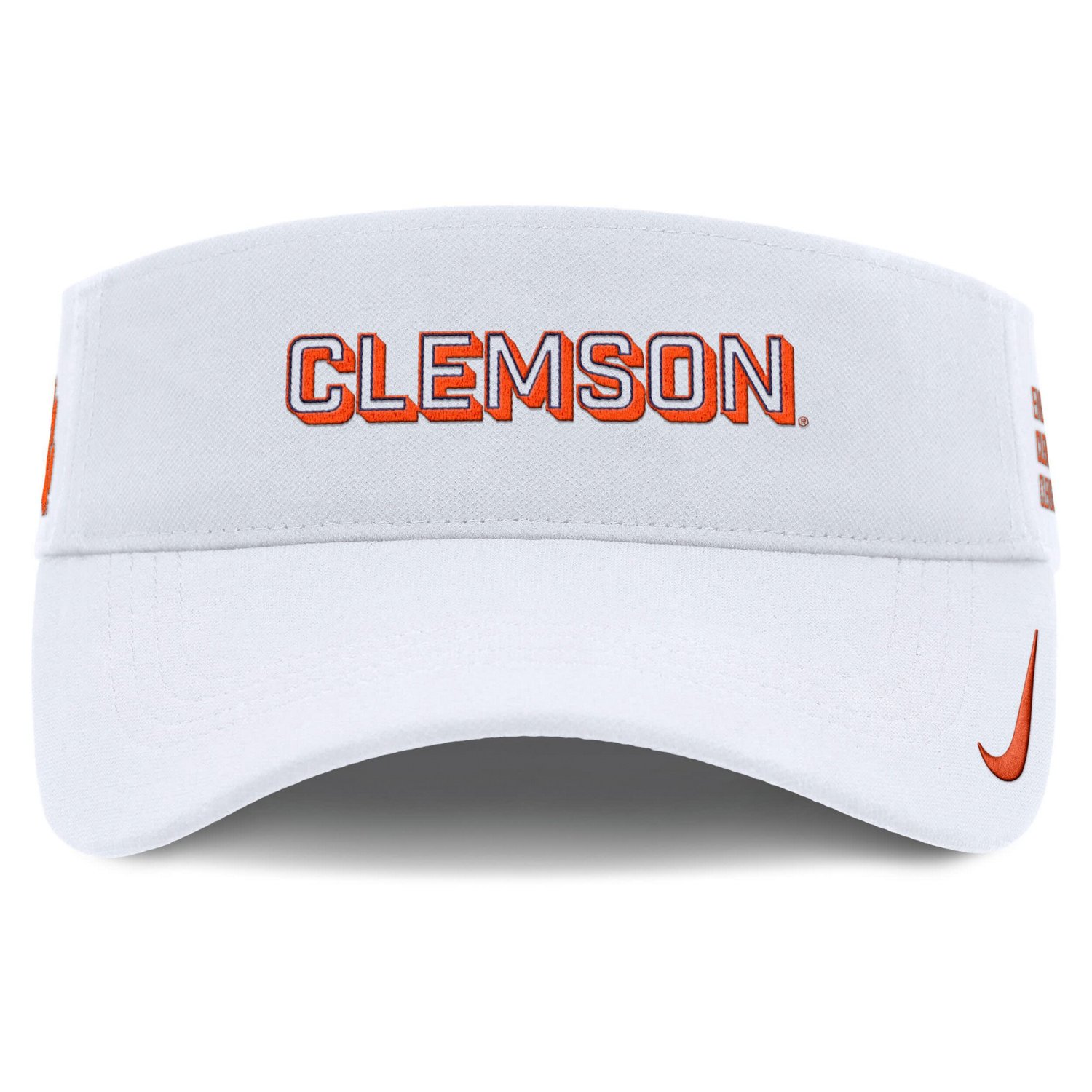 Nike Clemson Tigers 2025 On-Field Gameday Performance Ace Adjustable Visor - view number 2