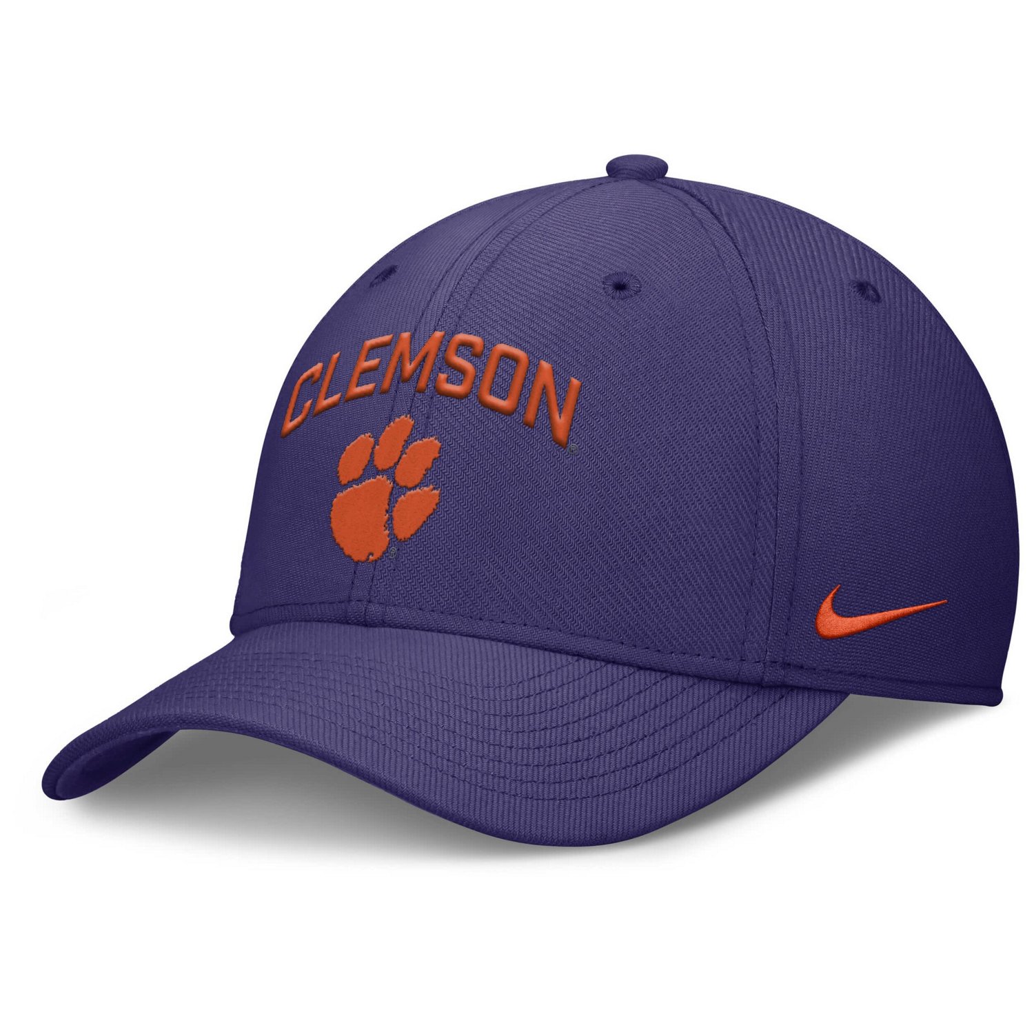 Nike Clemson Tigers 2025 On-Field Rise Performance Flex Hat